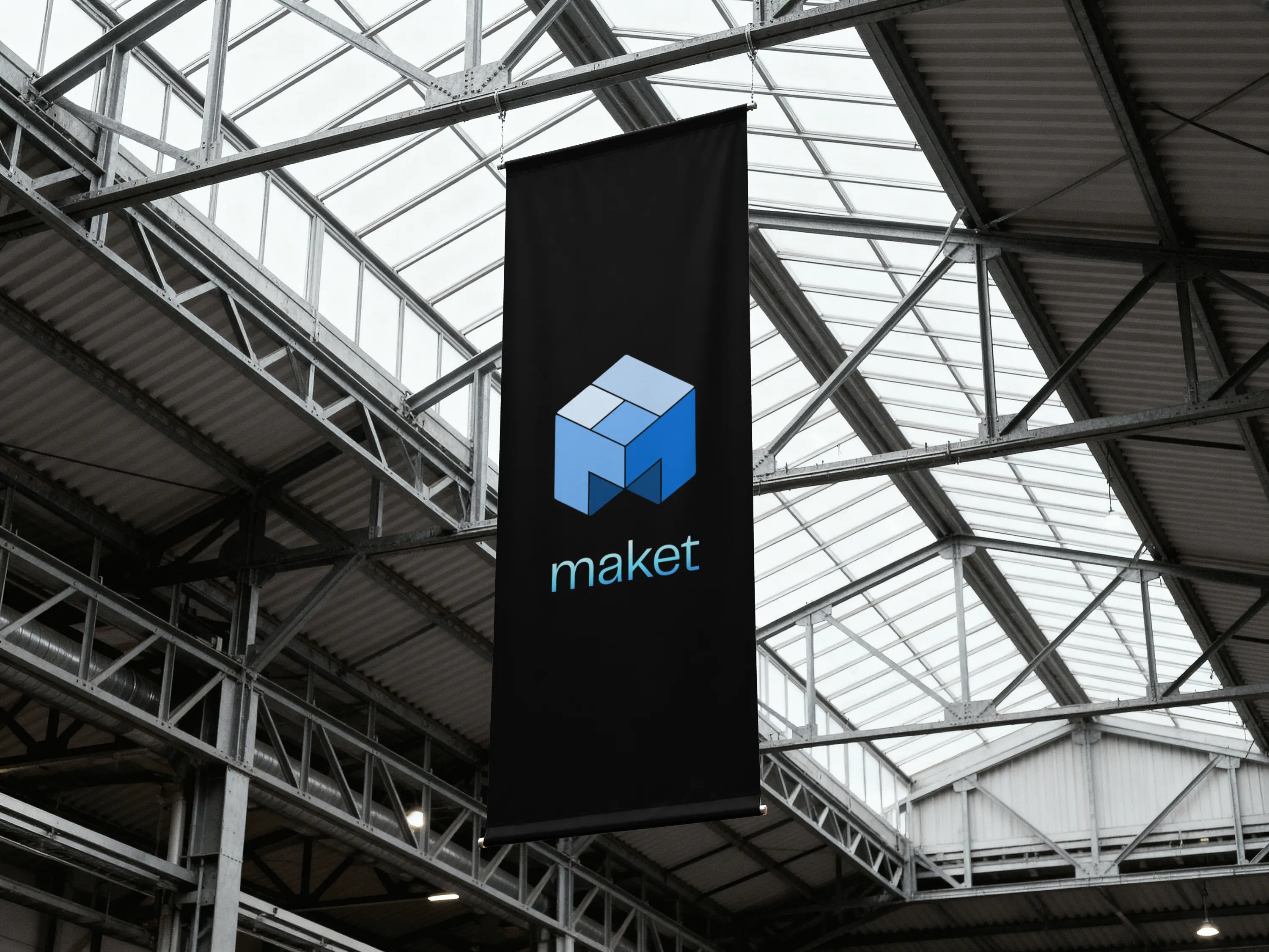 Neon boy with laptop