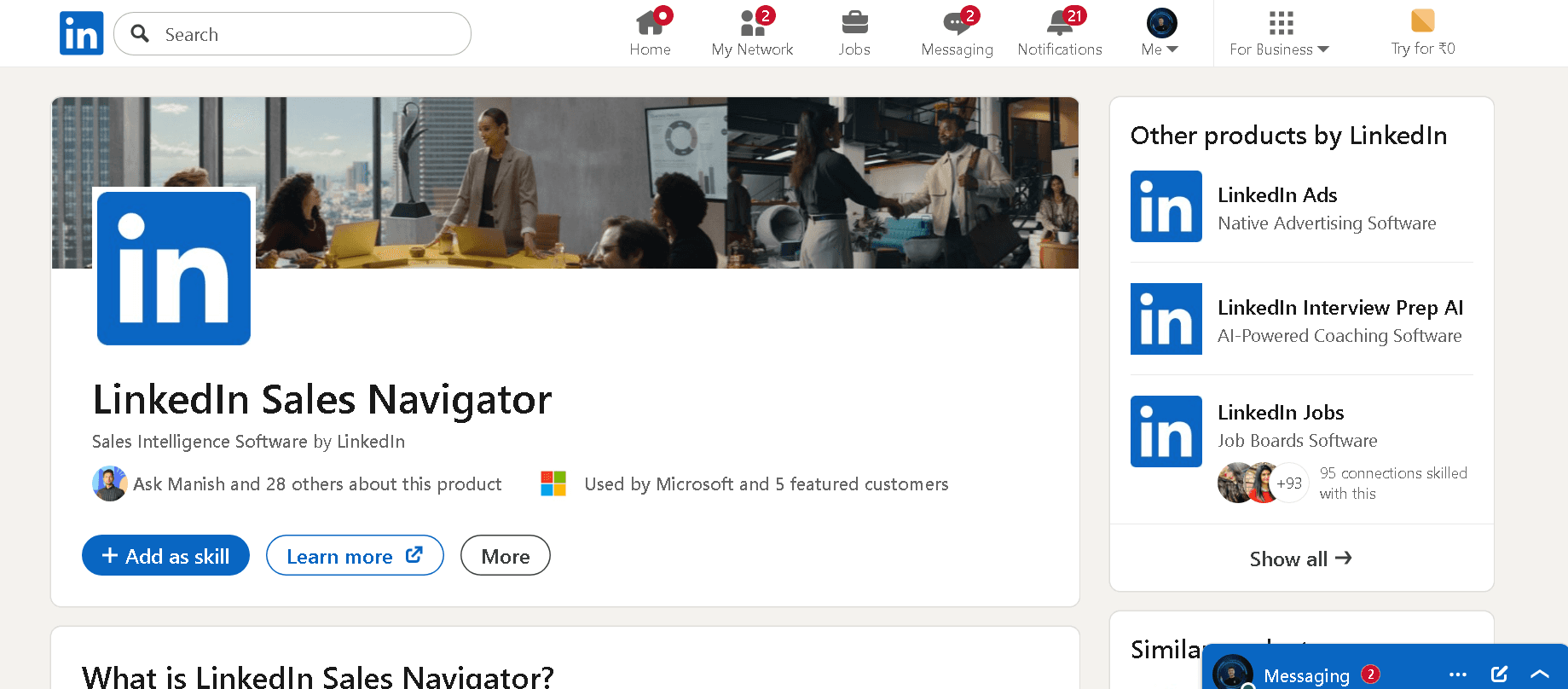  LinkedIn Sales Navigator