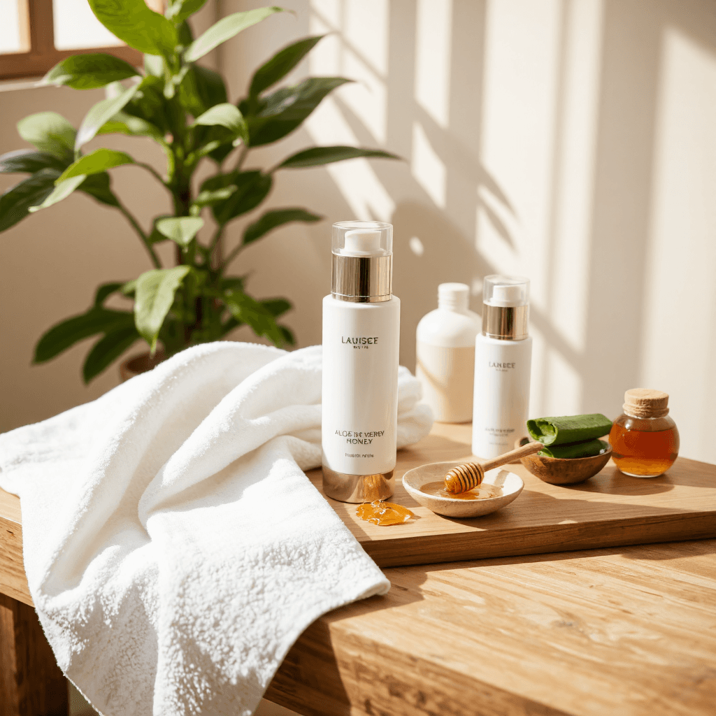 product photography of tube of cream