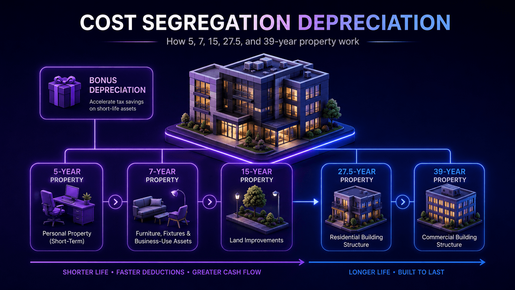 Cost Segregation Depreciation Explainer Image