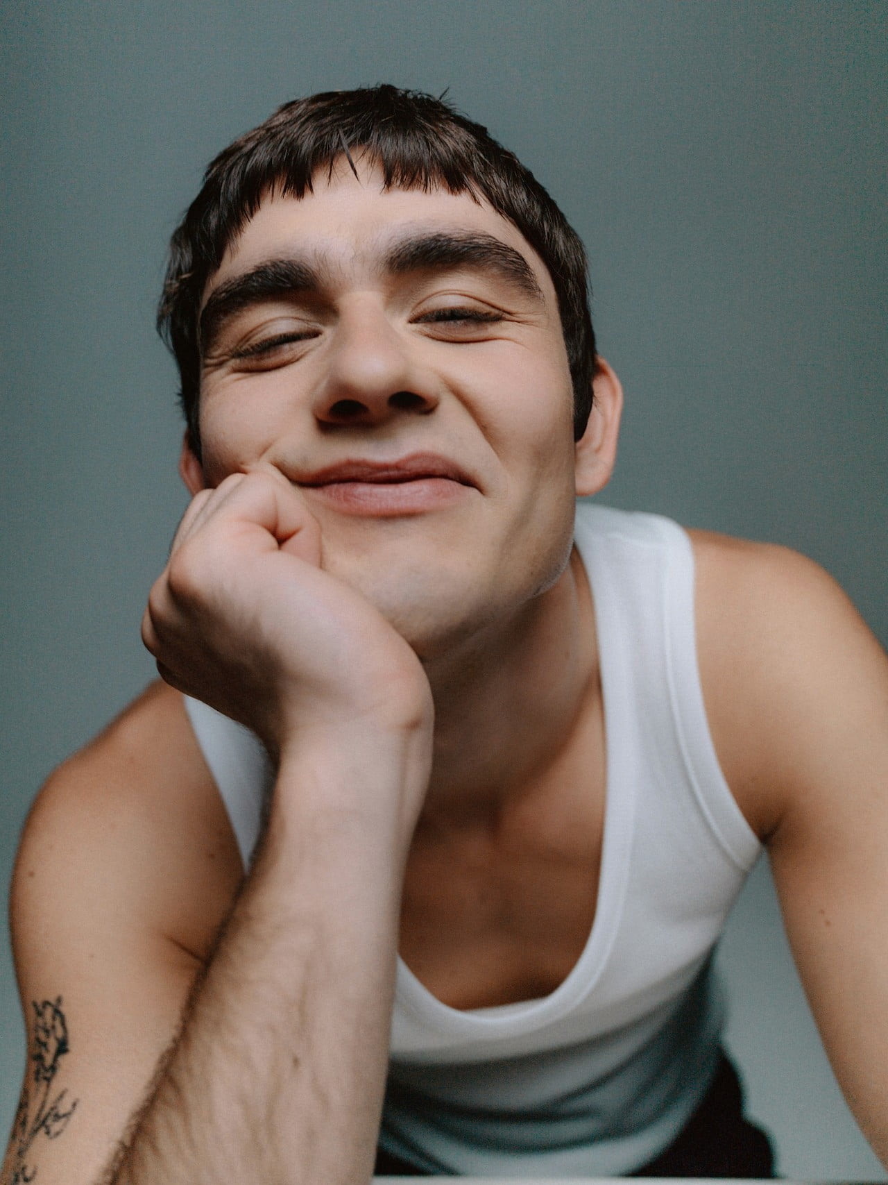 Potrait of a guy smiling