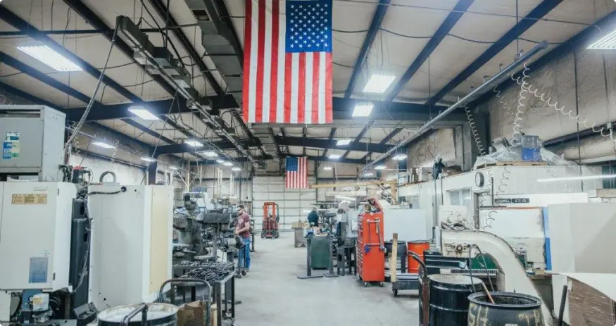 worm's eye view photography of USA flag on pole