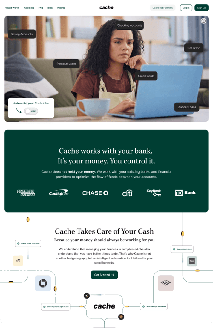 Ticket sales website screenshot