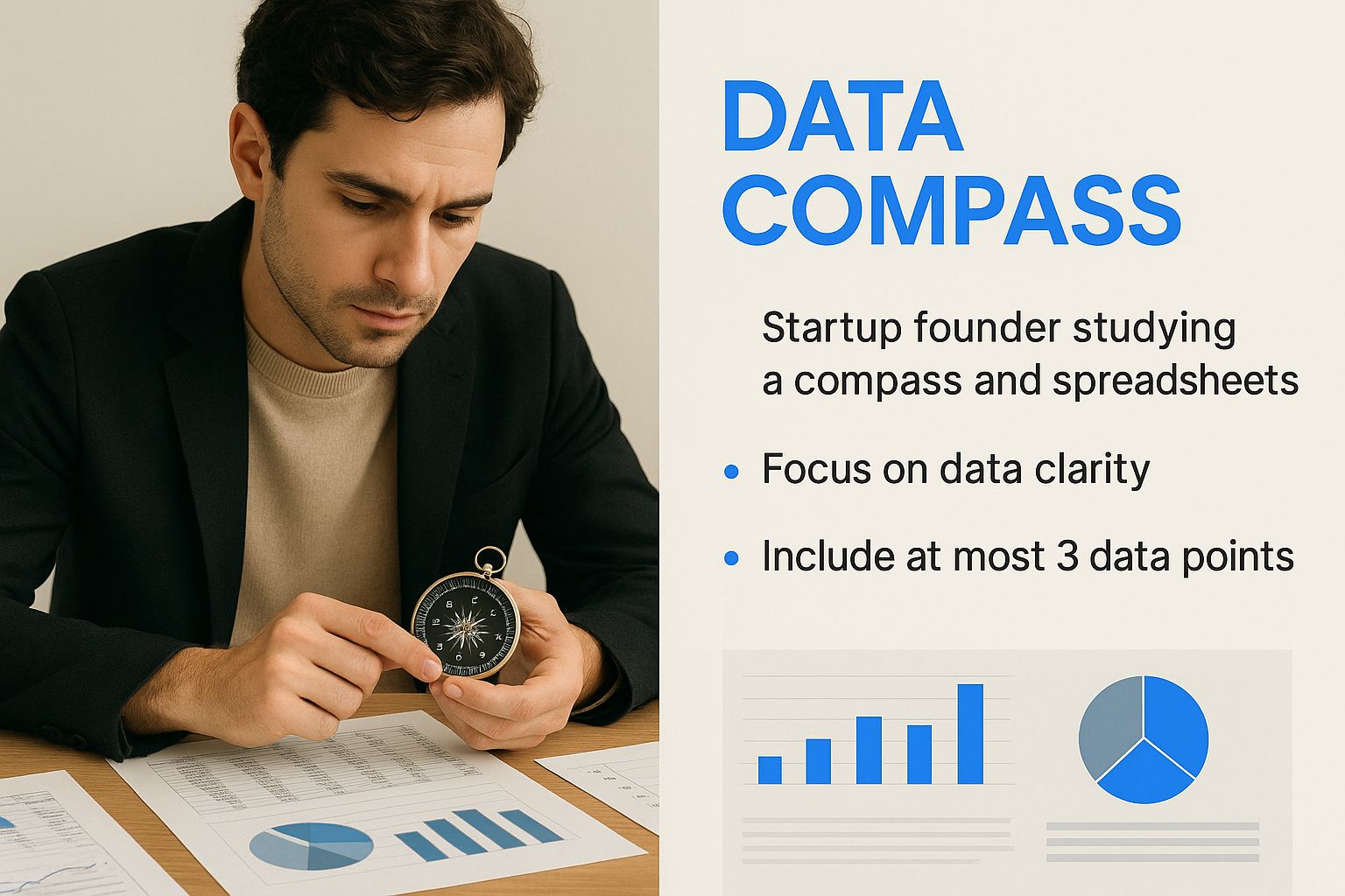 Infographic about data analytics for startups