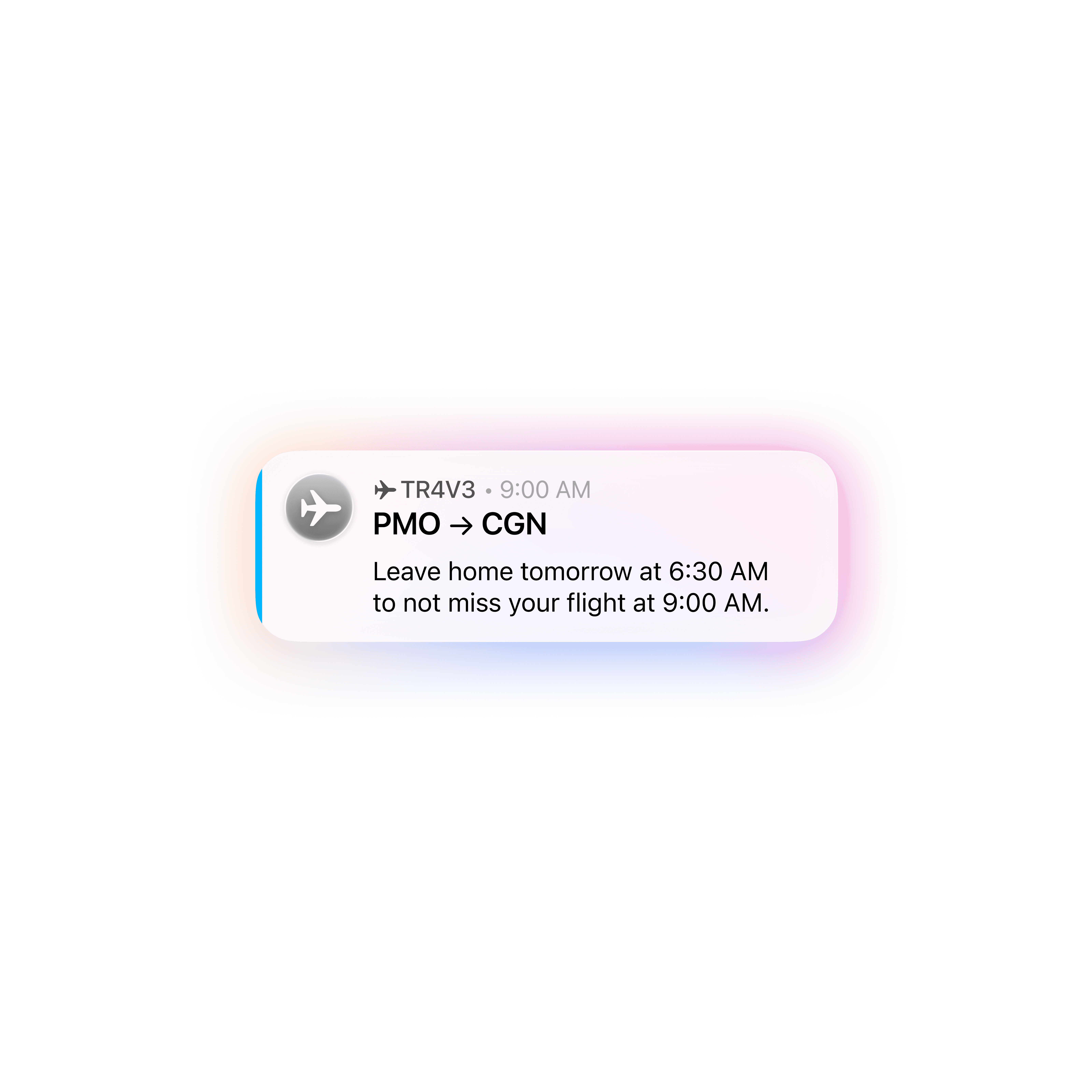 an AI component from the Travel app