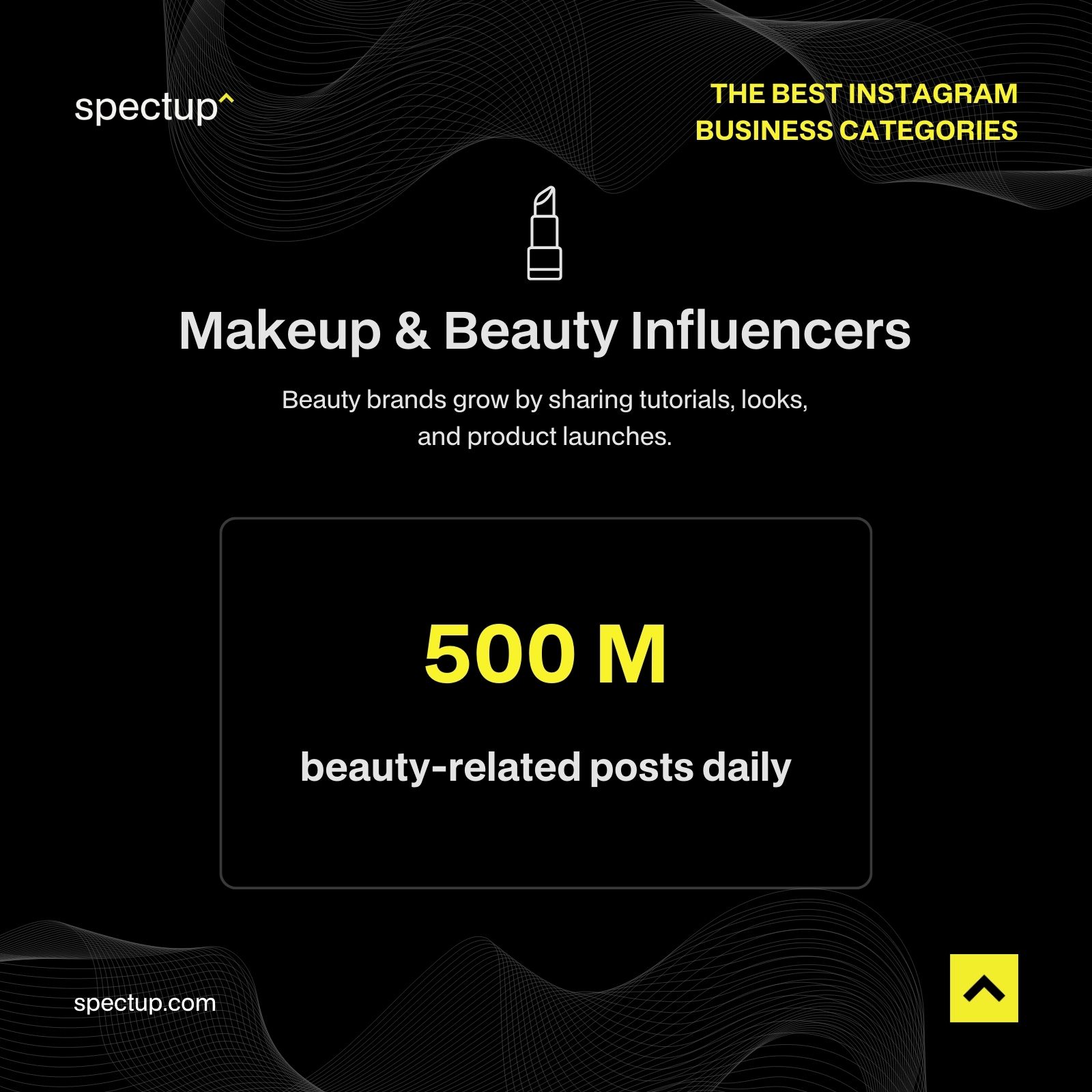 Infographic: The Best Instagram Business Categories - Makeup & Beauty Influencers