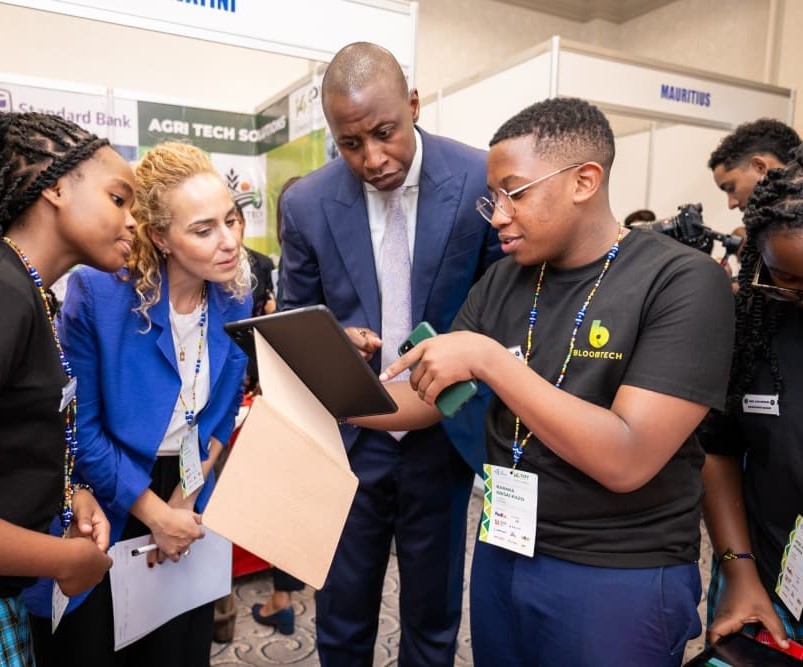 Portrait of portfolio creator – back view