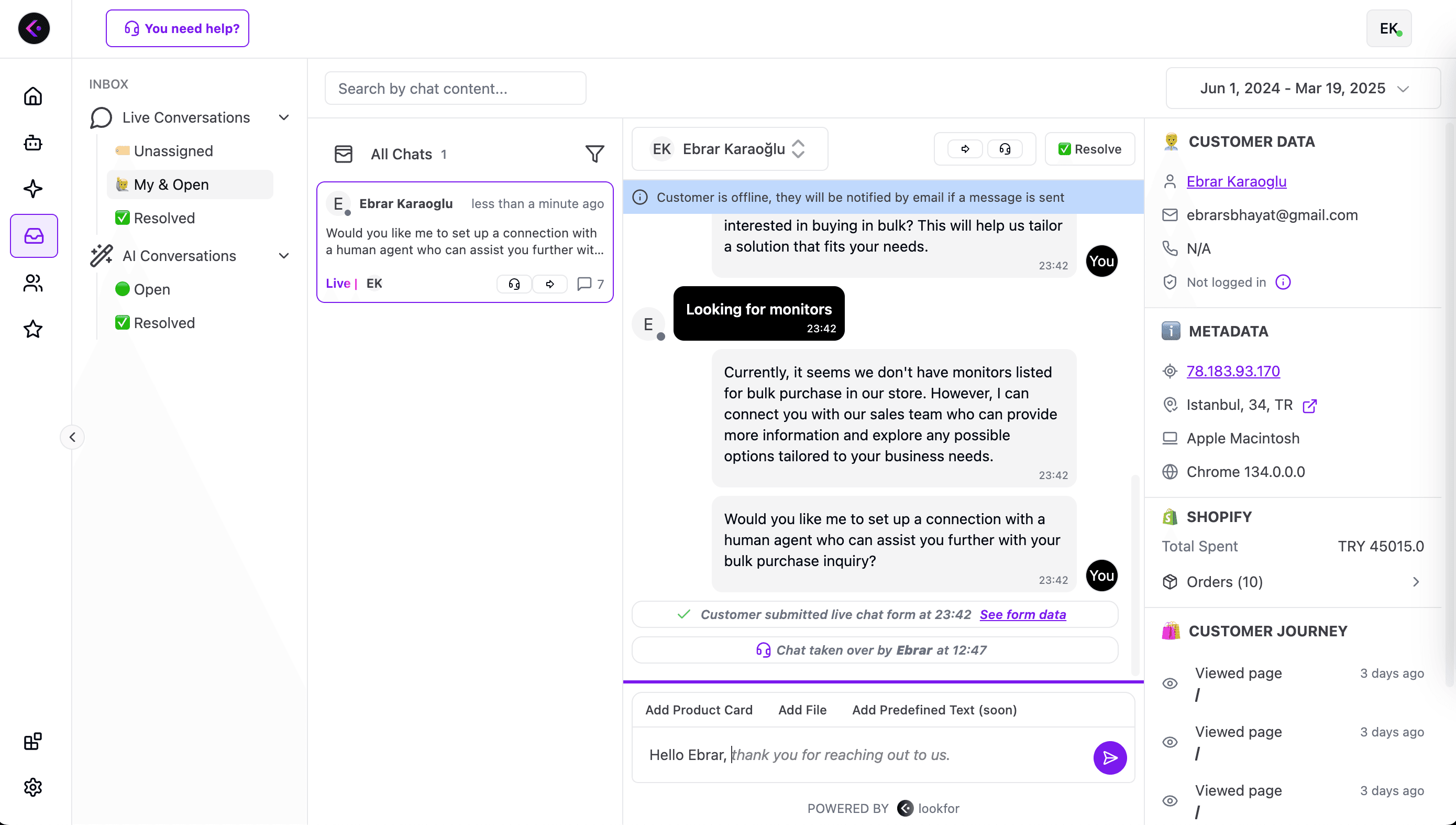 ai in customer service