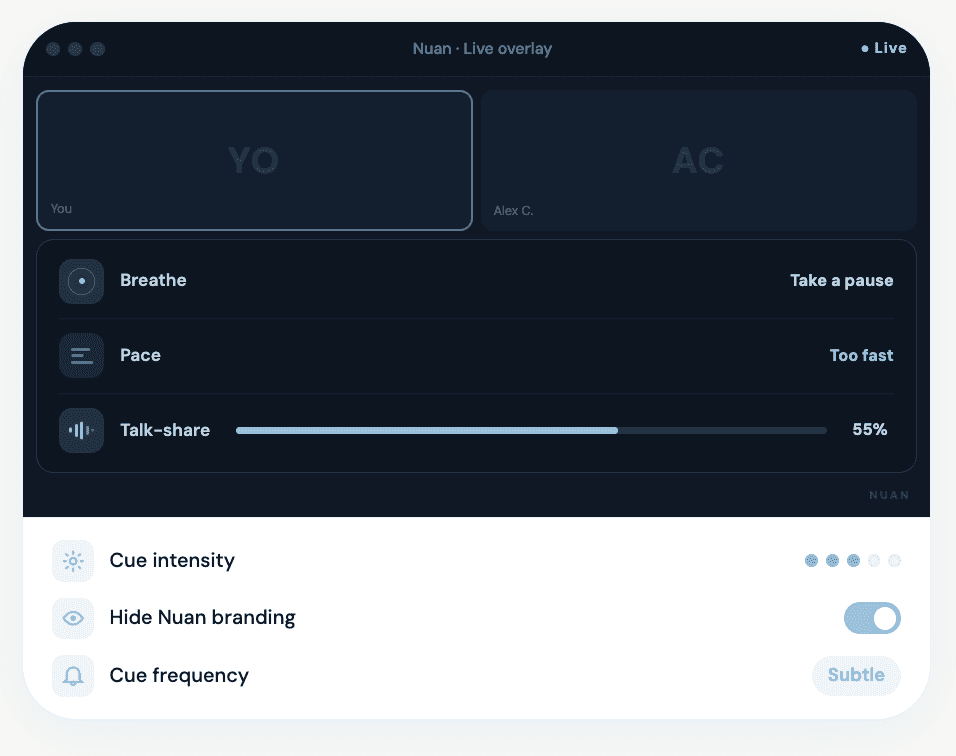 An image of Dreelio's in app customization feature
