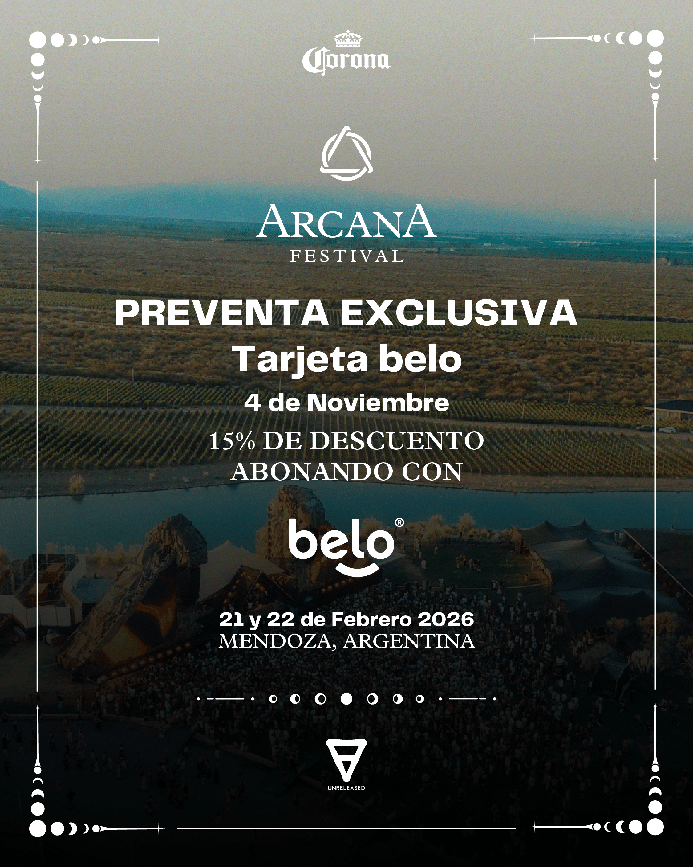 Flyer de Arcana Festival