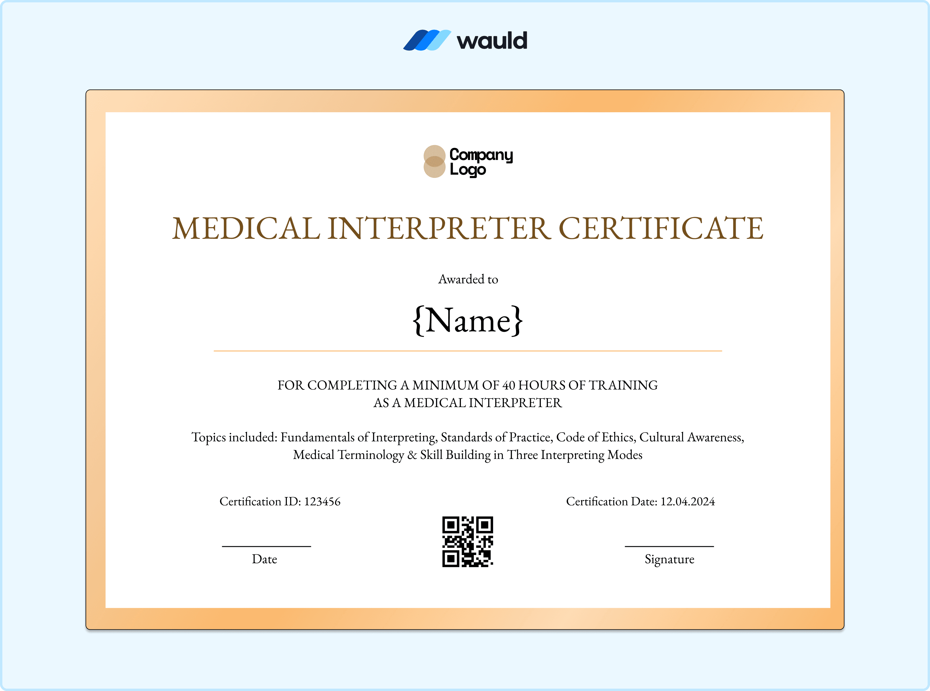 Medical Interpreter Certificate