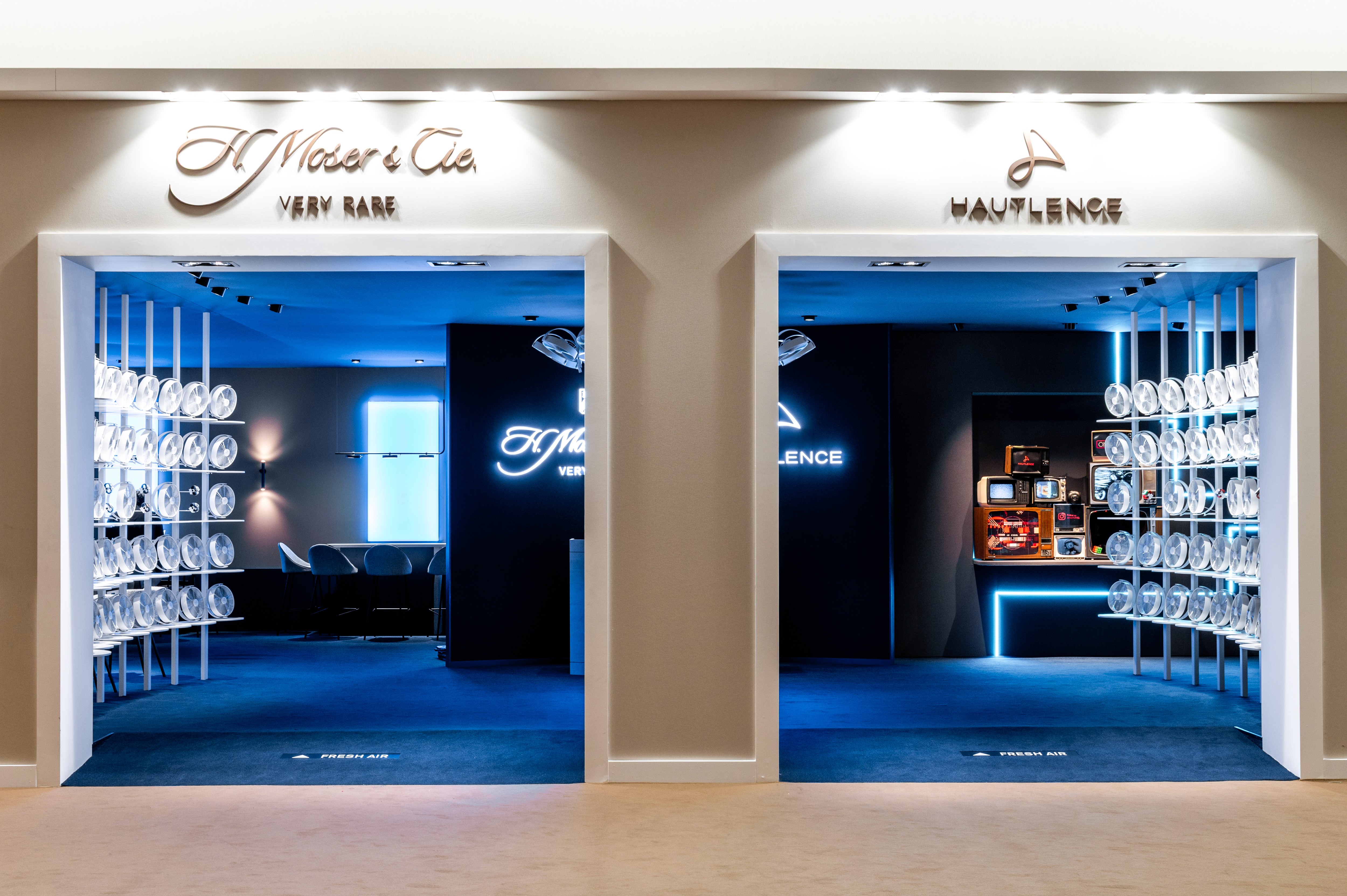 Main entrance H.moser booth watches and wonders 2025