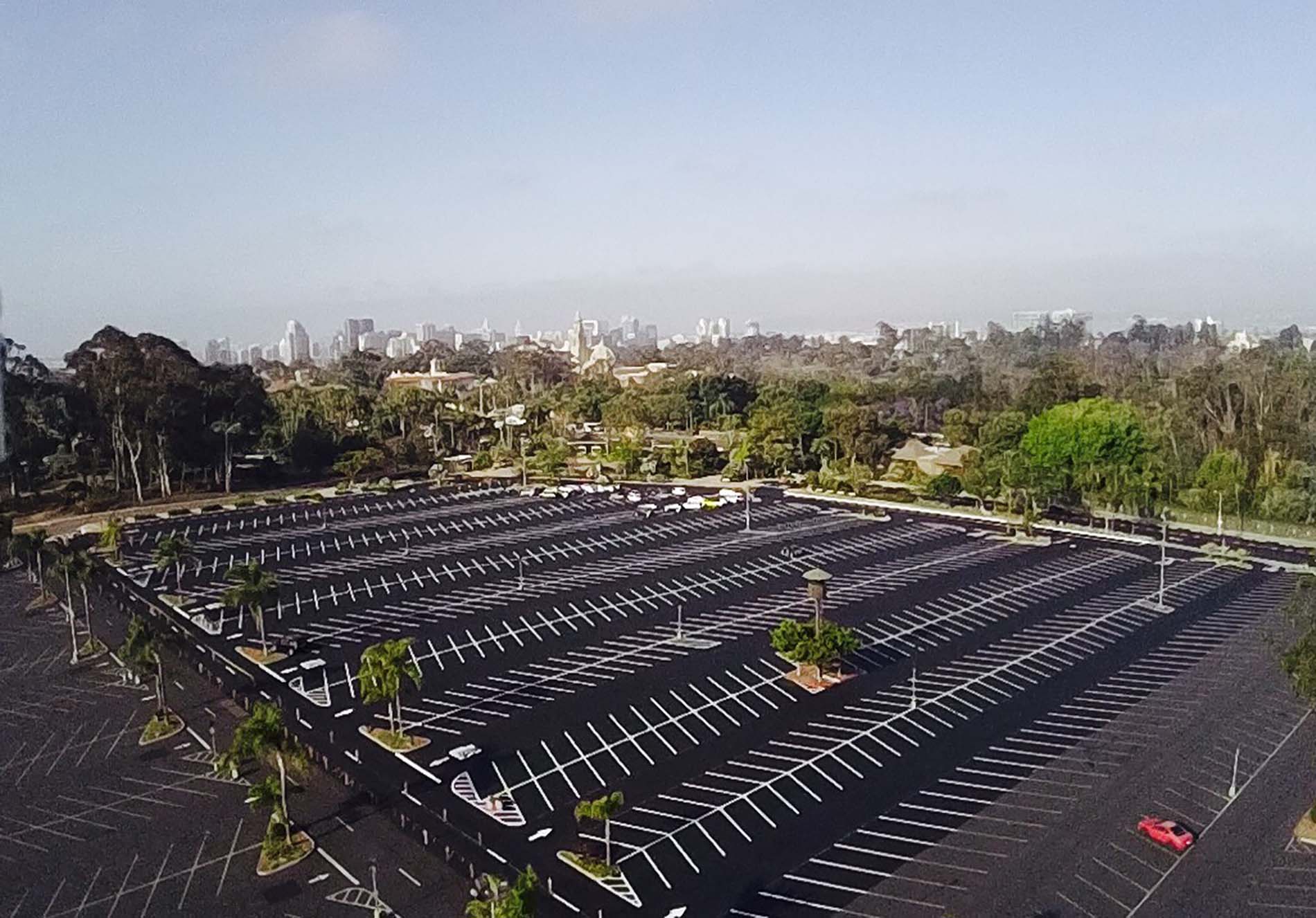 San Diego Zoo parking lot project