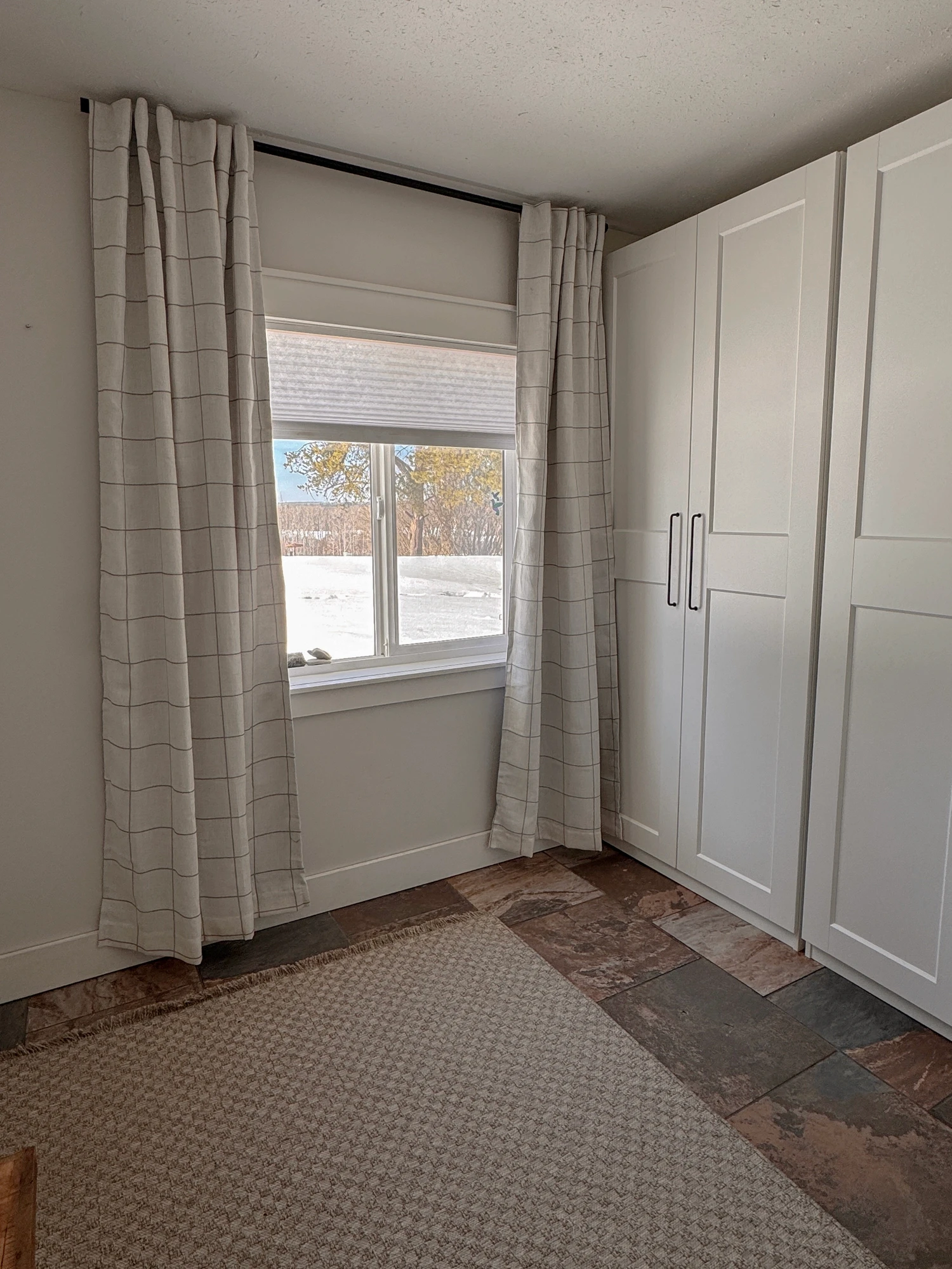 Residential interior design project featuring warm natural materials and modern tailored finishes by Mint Interior Design.