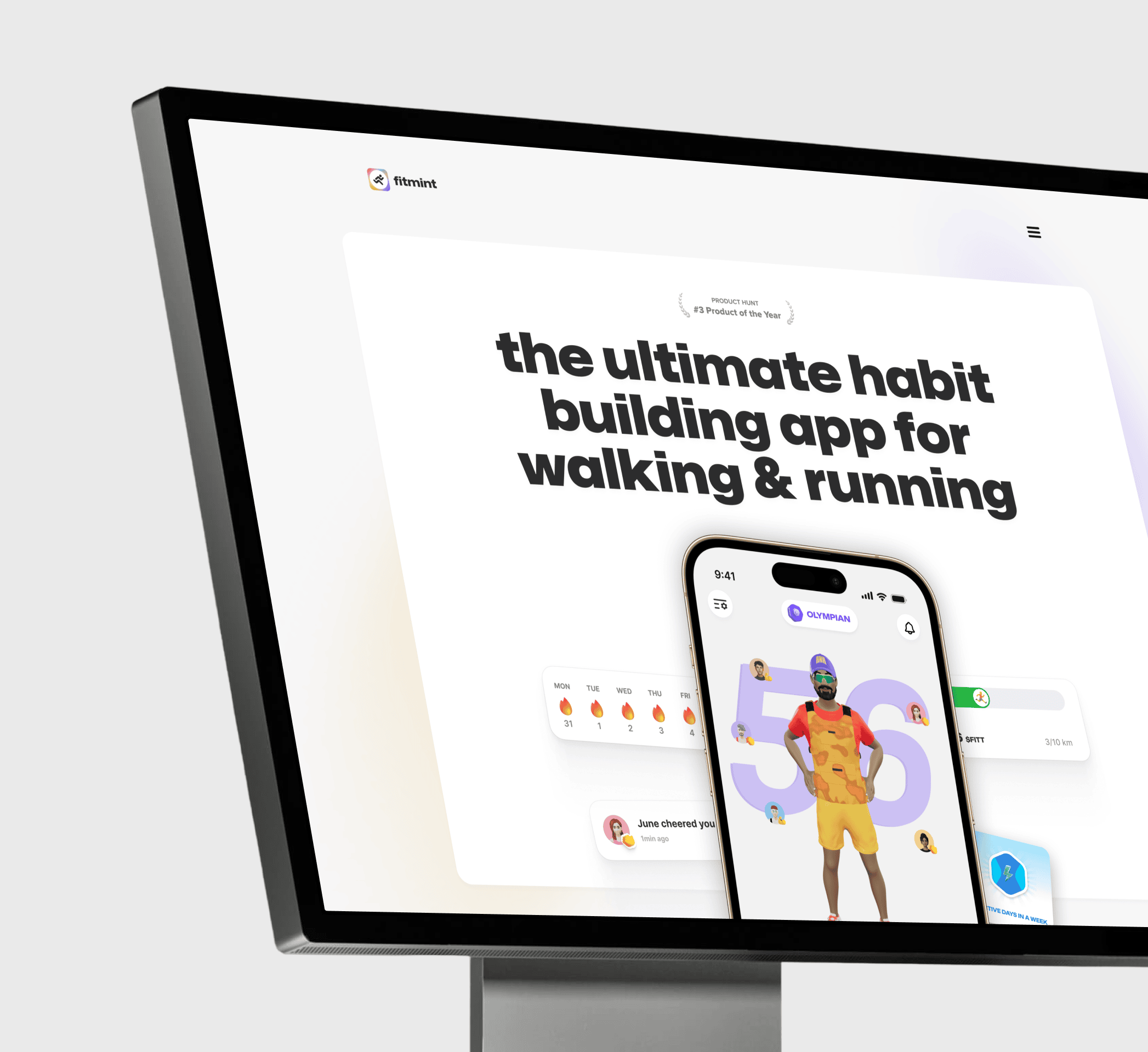 Fitmint move to earn fitness app website, view 3