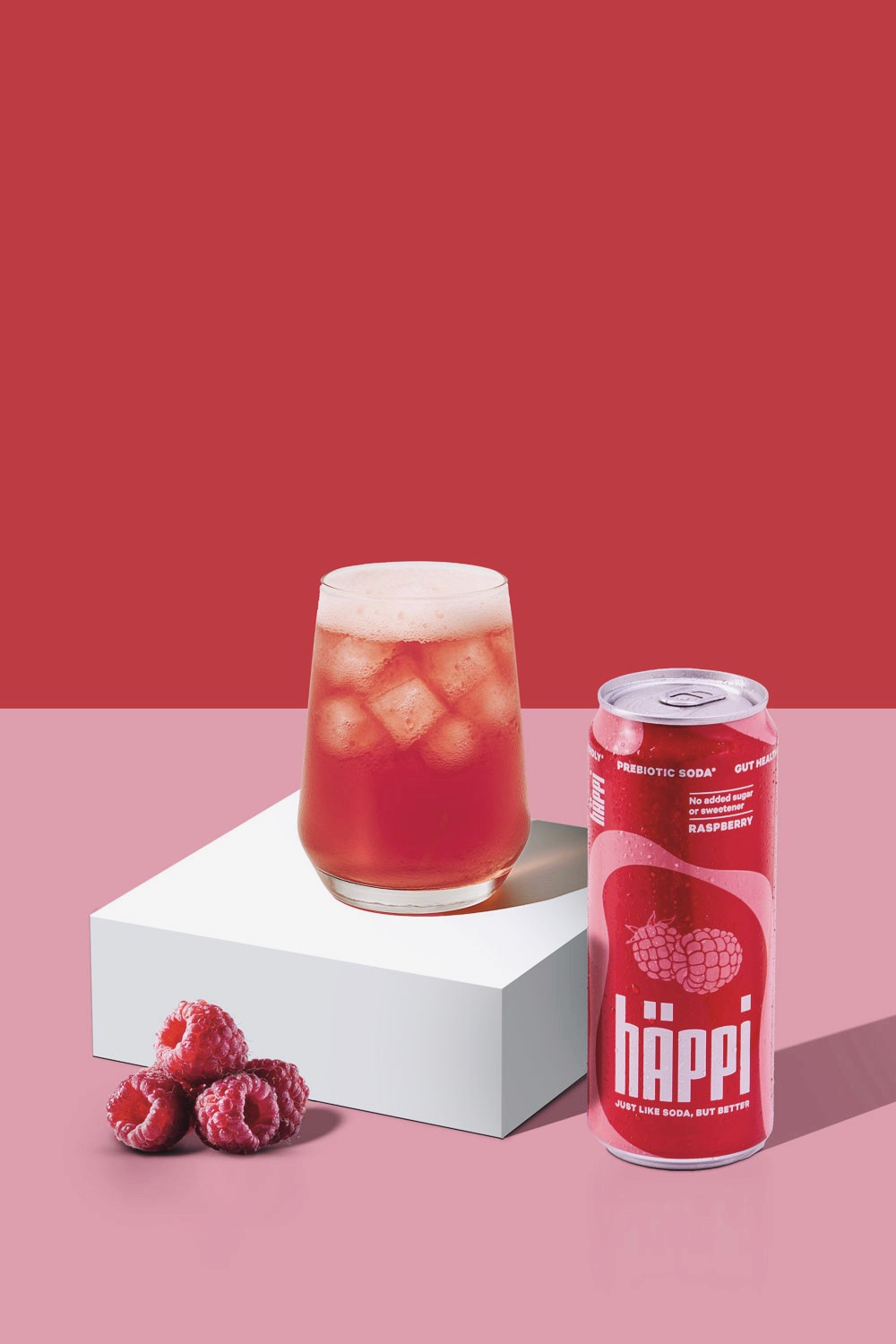 Häppi Dose Glas Himbeeren