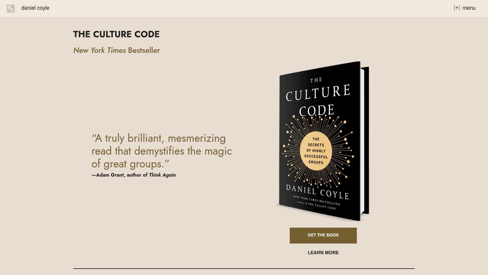 The Culture Code: The Secrets of Highly Successful Groups