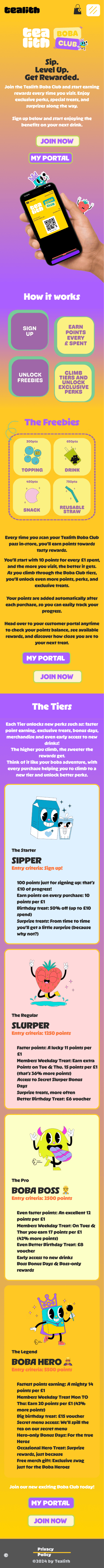 Branded loyalty program example