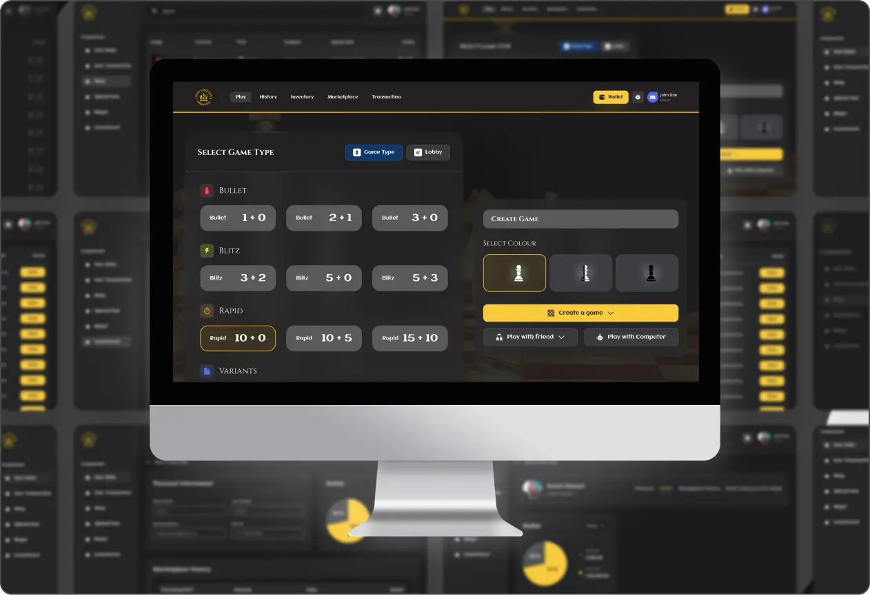 Web mockup