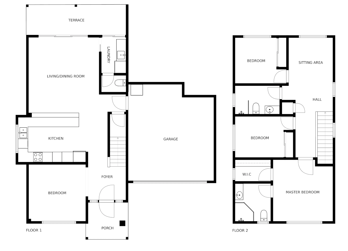 2D-cubicasa-floor-plan