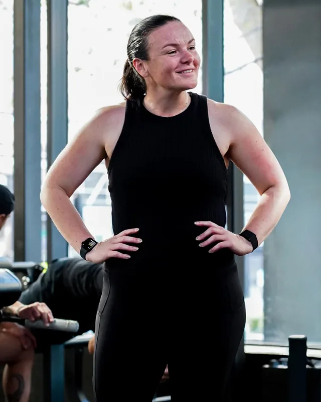 Sydney executive Angela Buckley training at Lockeroom private gym