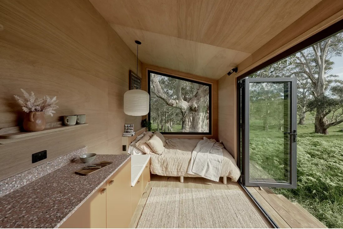 Base Cabin Modern Tiny House interior