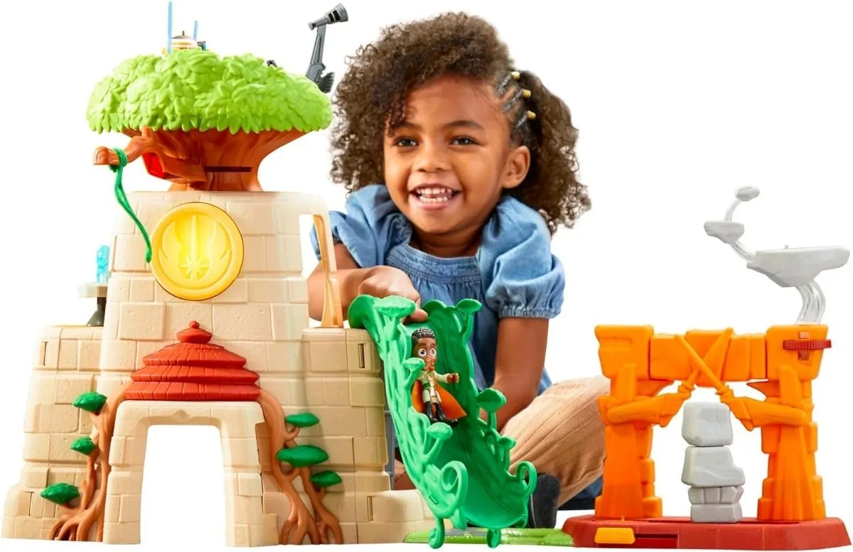 The 'Young Jedi Adventures' Teenoo Jedi Temple playset.