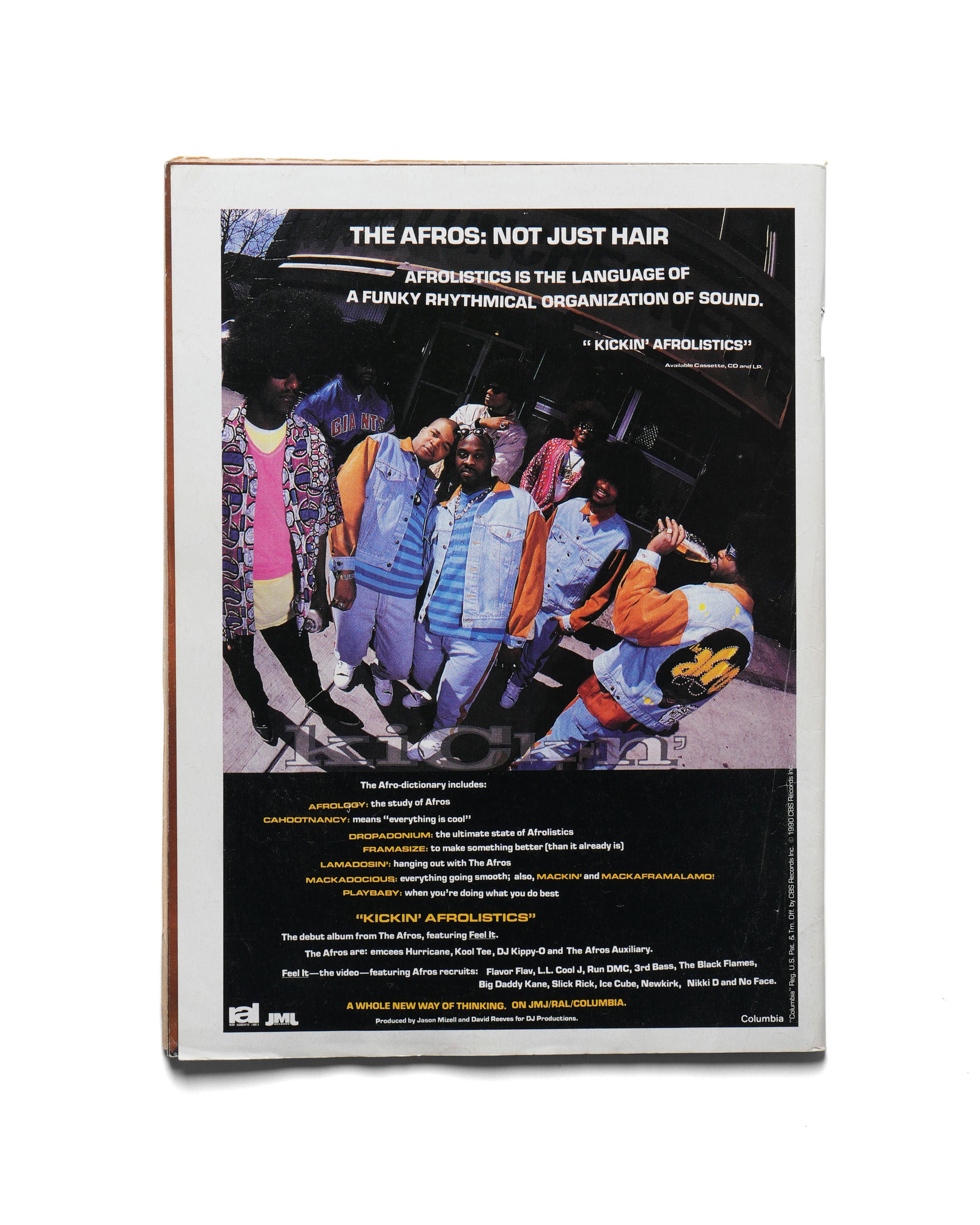 Right On - November 1990 - Back Cover