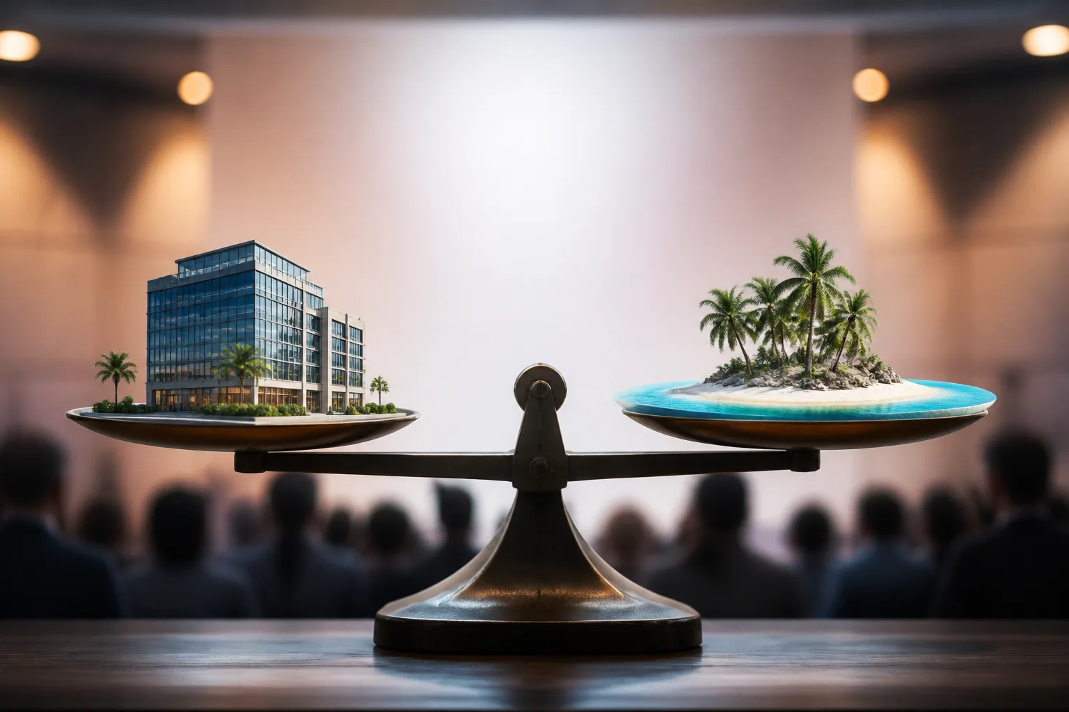 Dubai Company or Offshore Structure beside a Dubai trade license document and a modern office