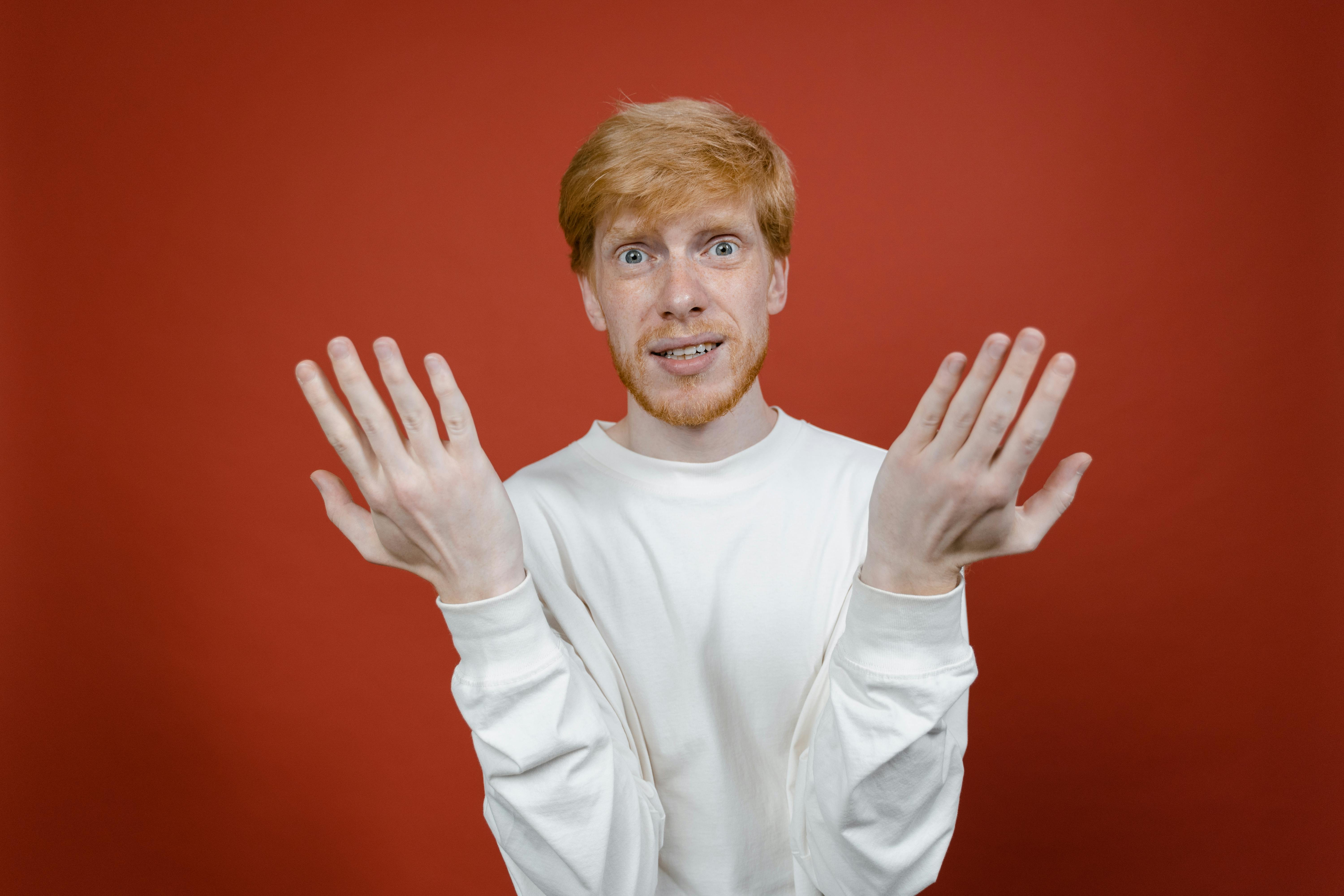 shocked man