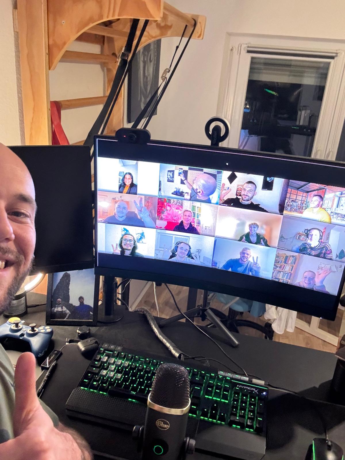 ein bild von Lasse Landeck beim 1 zu 1 Coaching