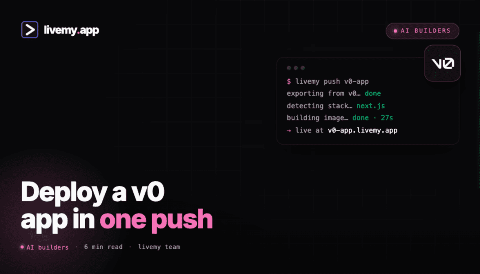 How to deploy a v0 app to production (2026)