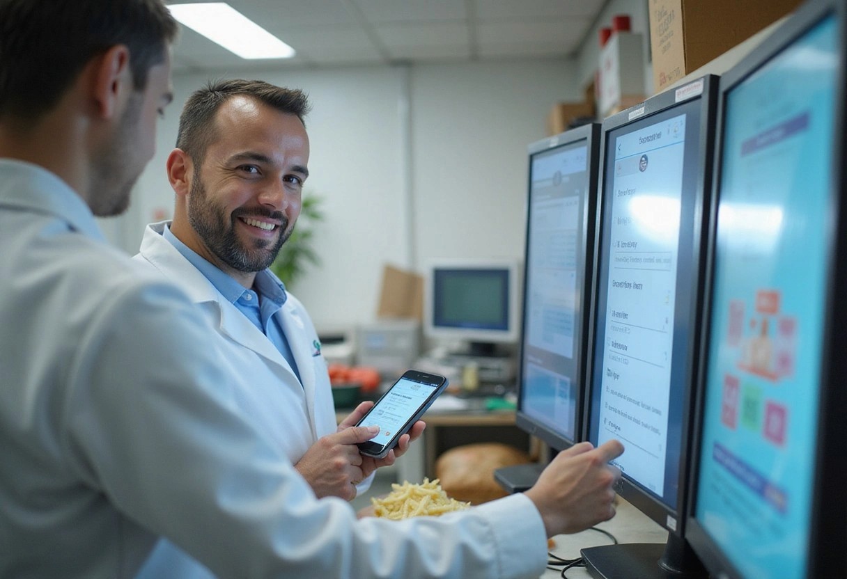 Professional image illustrating The Benefits of Real-time Monitoring in Food Safety