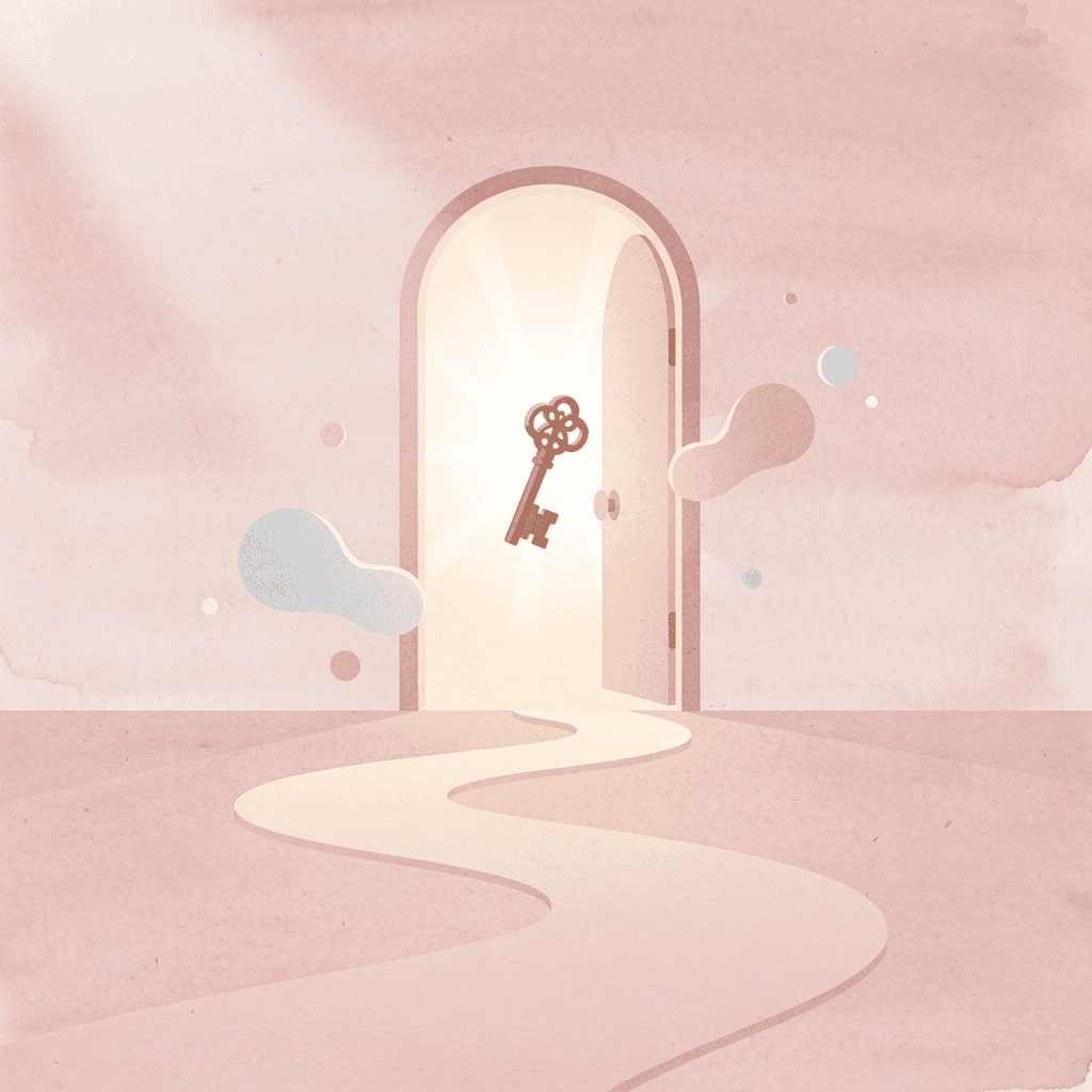 Gateway scene representing opportunity beyond a below-average SAT score