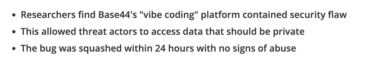 Challenges with Base44 Security Vulnerability Raising Enterprise Risks