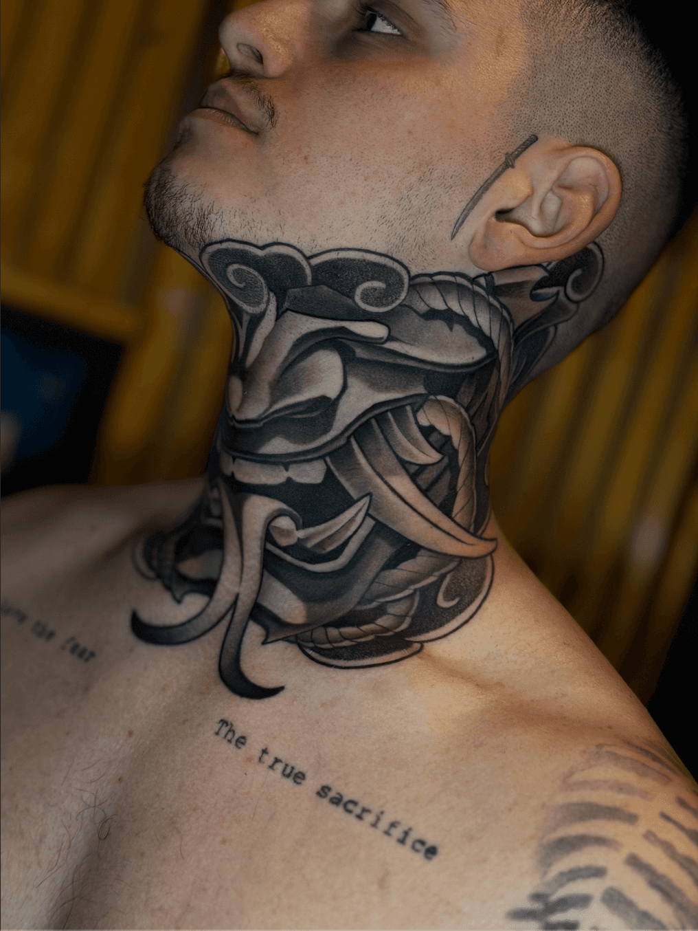 Imagen temporal de trabajo de tatuaje