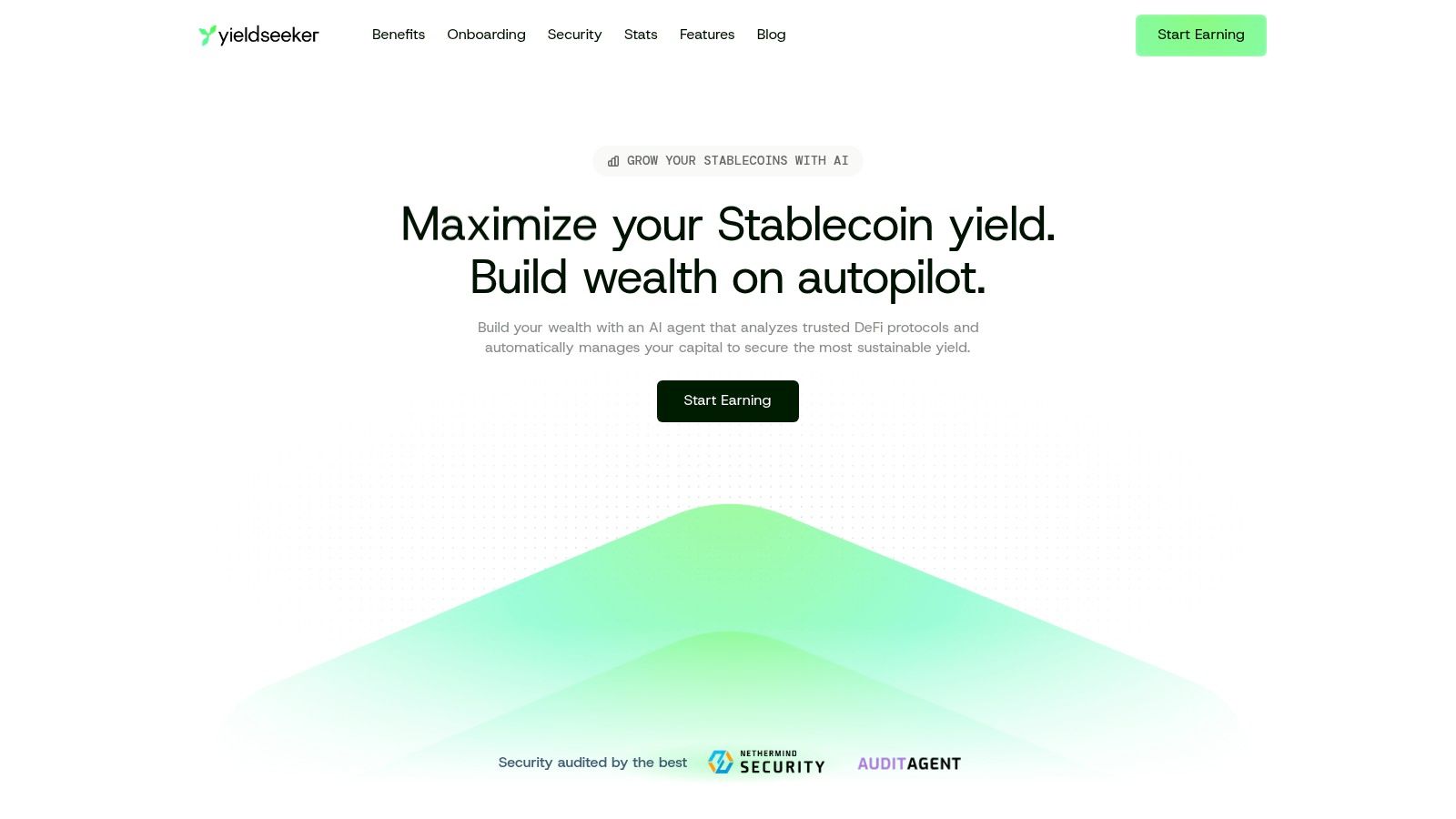 Screenshot from https://yieldseeker.xyz