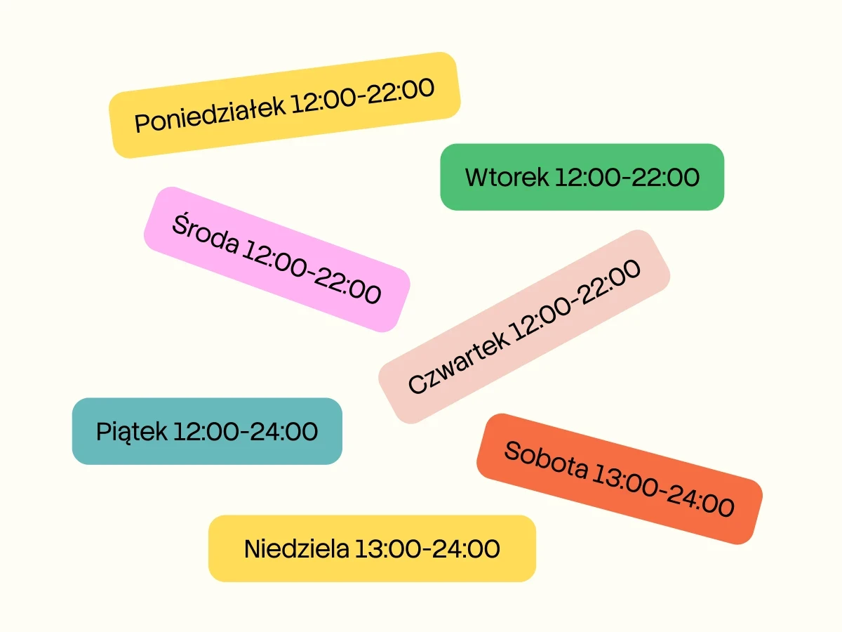 godziny otwarcia zawsze pod ręką