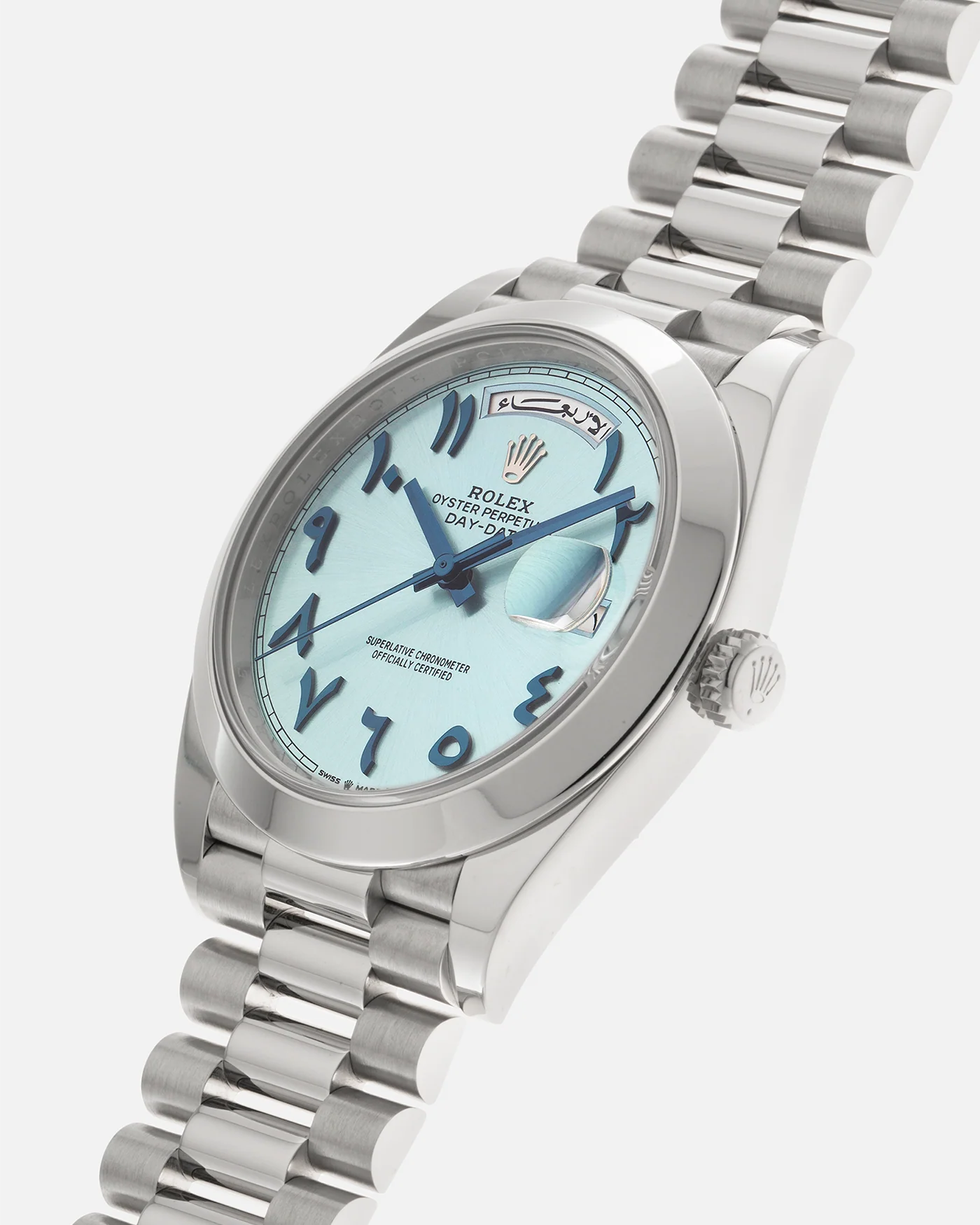 Buy ROLEX Day-Date 40 Arabic Dial with ice blue dial — photo 2