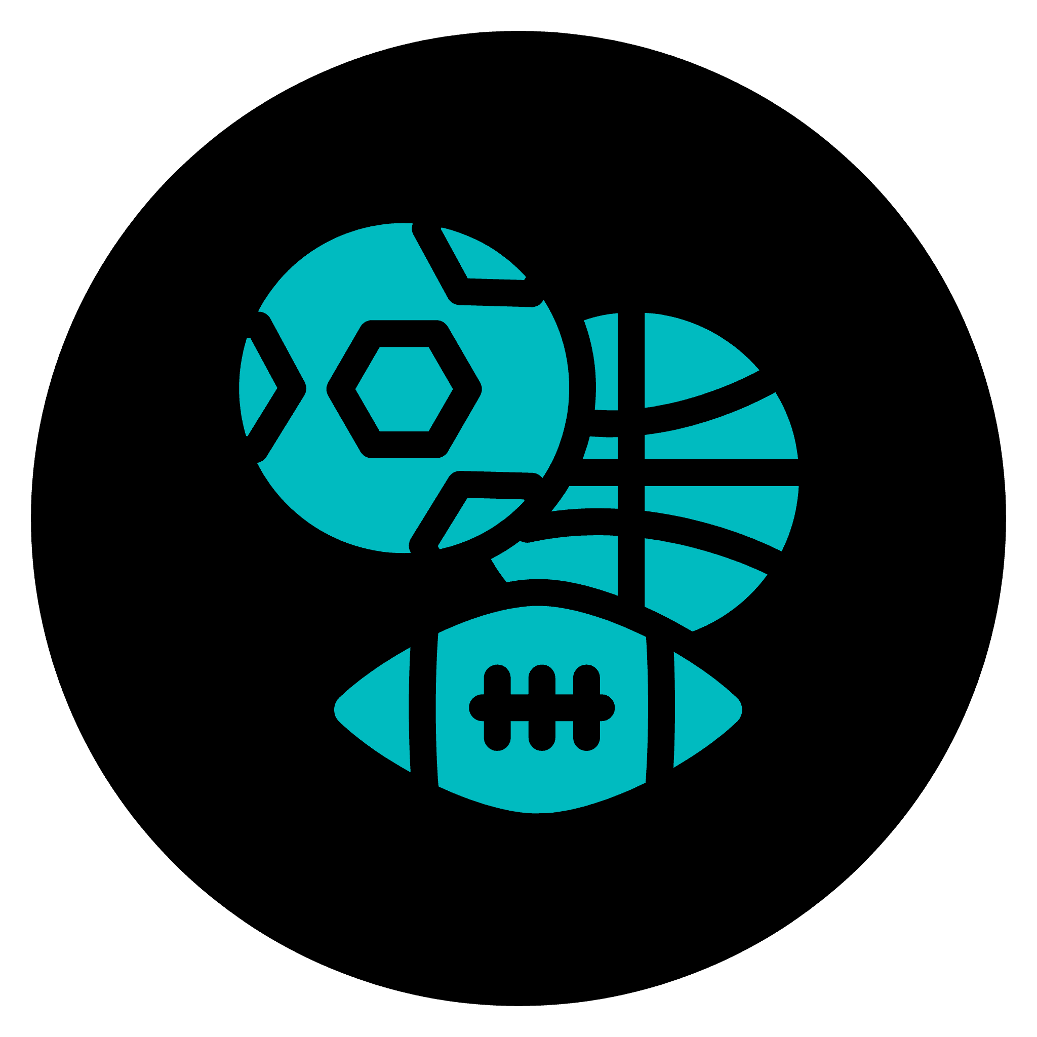 basketball soccer football icon