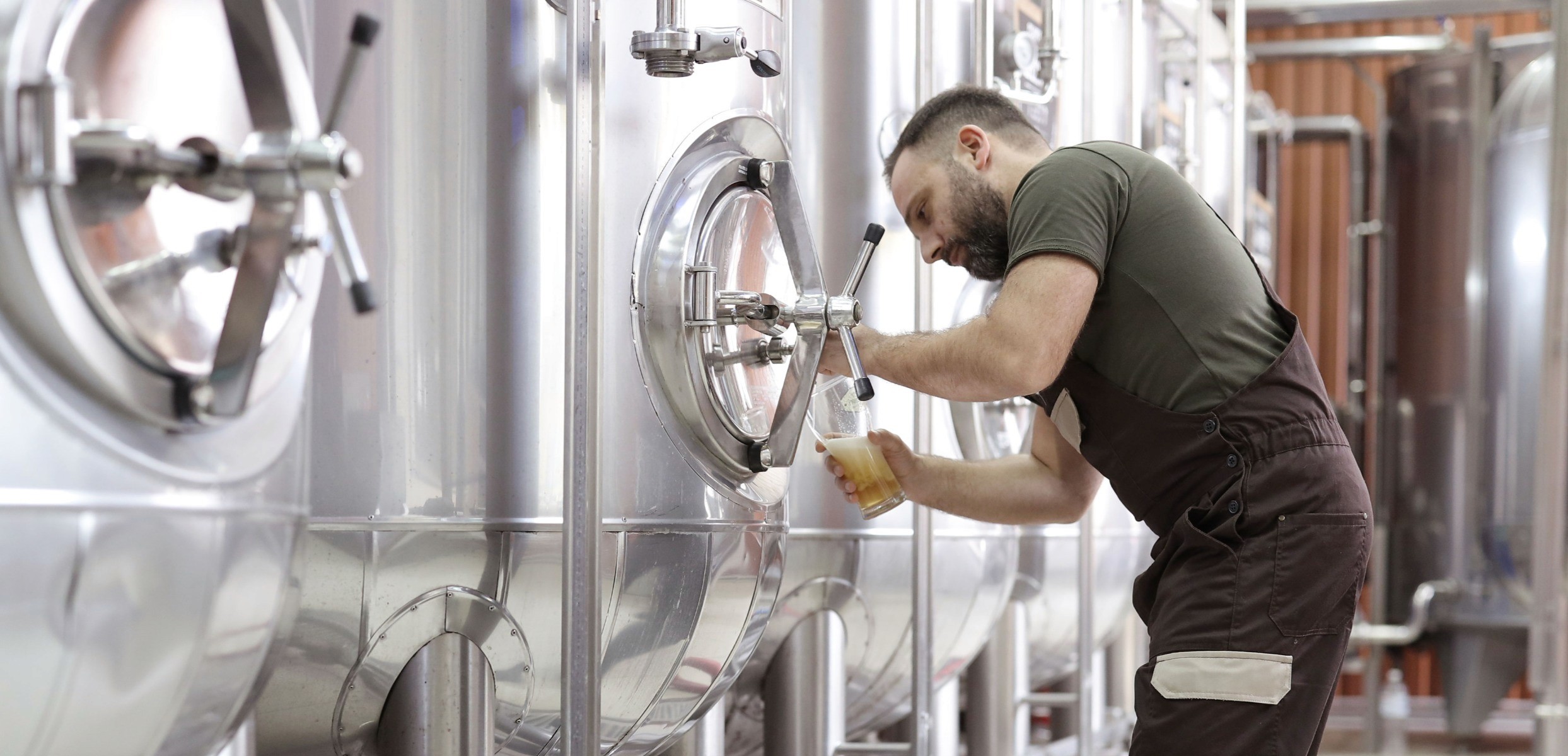 Craft beer at sushi Sato