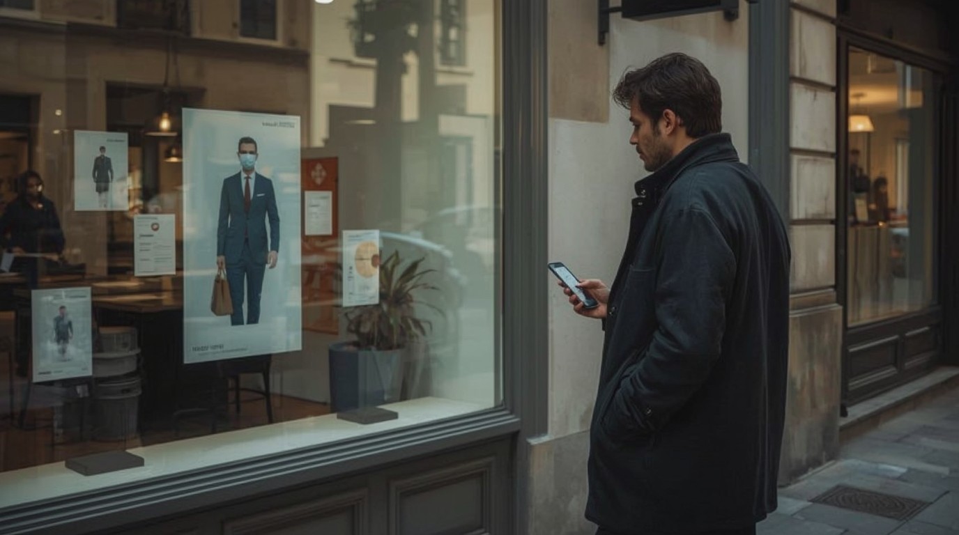 Branding vitrine boradeuas