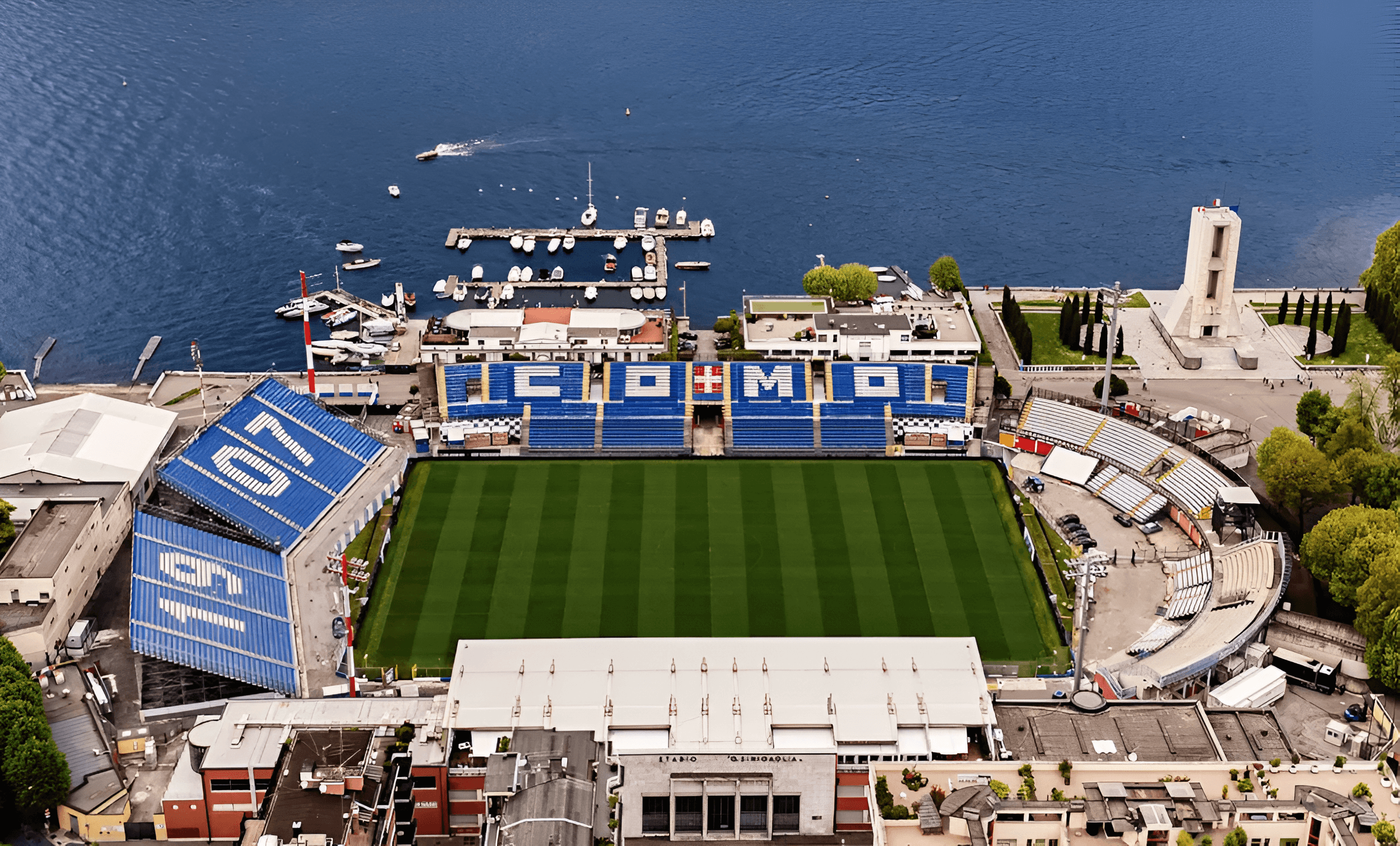 Стадионът в Комо