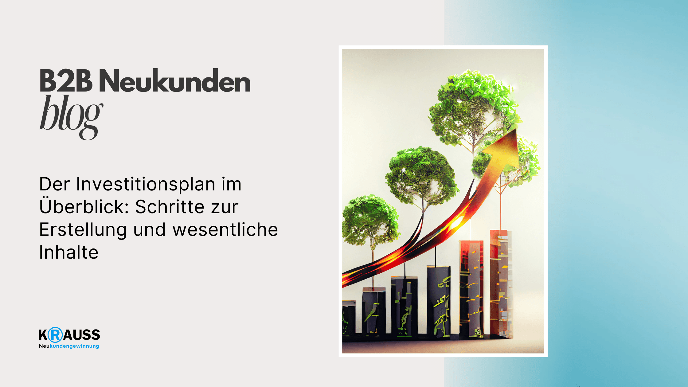 Der Investitionsplan im Überblick Schritte zur Erstellung und wesentliche Inhalte