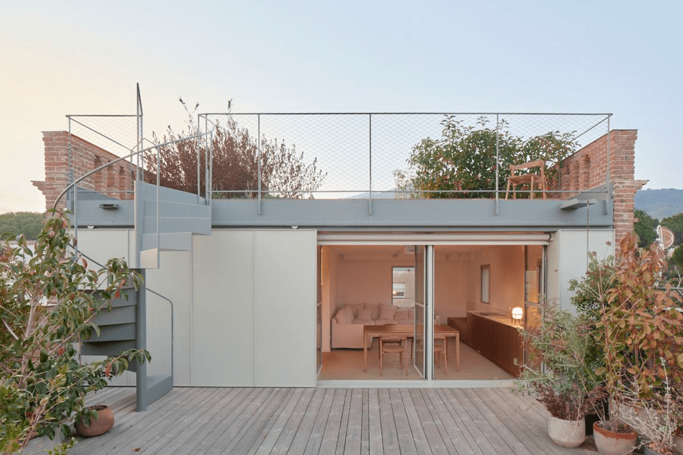 white painted building under blue sky