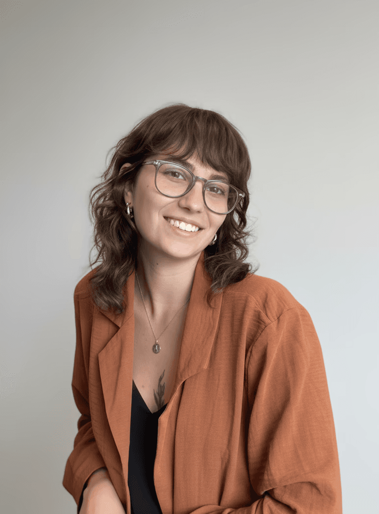 Portrait of portfolio creator – front view