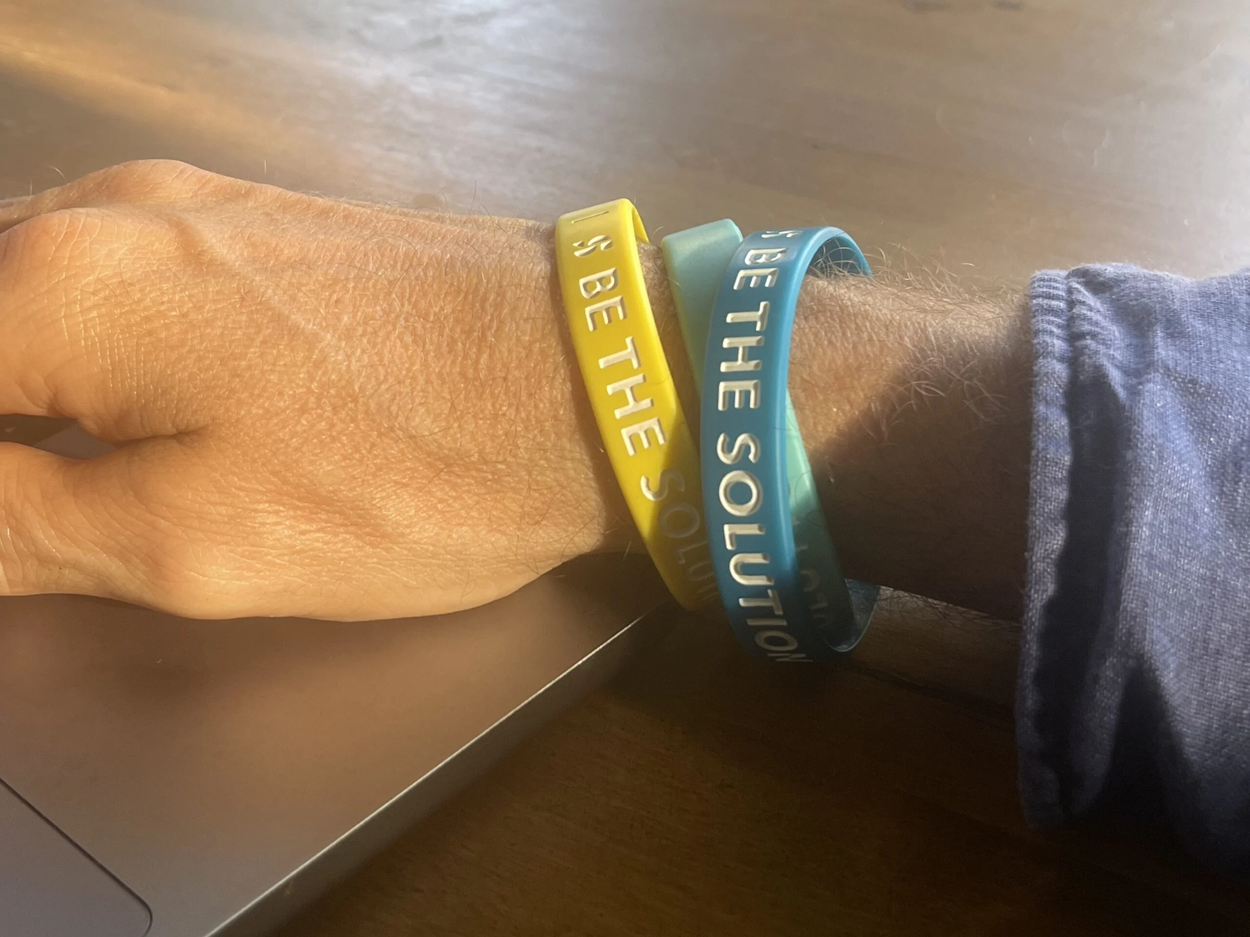 Be-the-solution-wristbands-event-giveaway