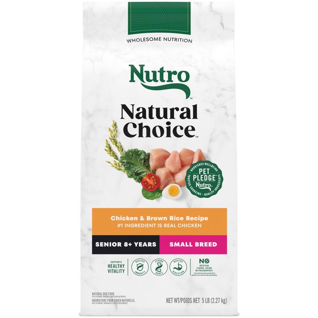 Nutro Natural Choice Small Breed Senior Chicken & Brown Rice Recipe Dry Dog Food