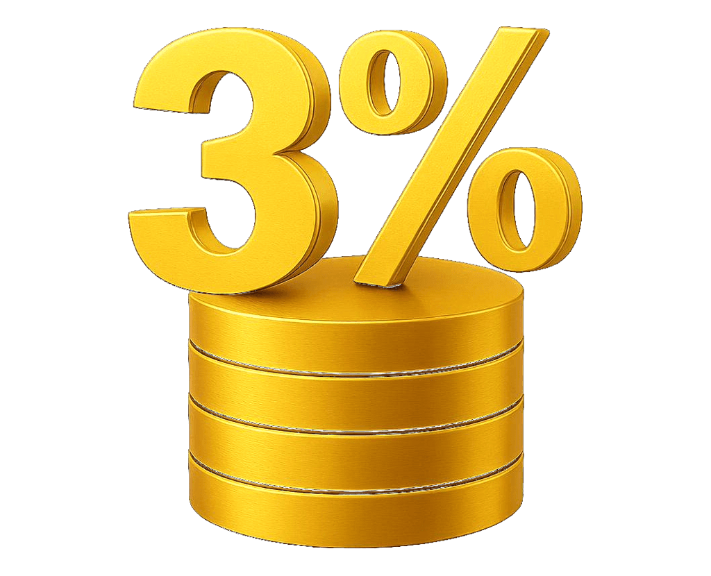 3% Balance Bonus