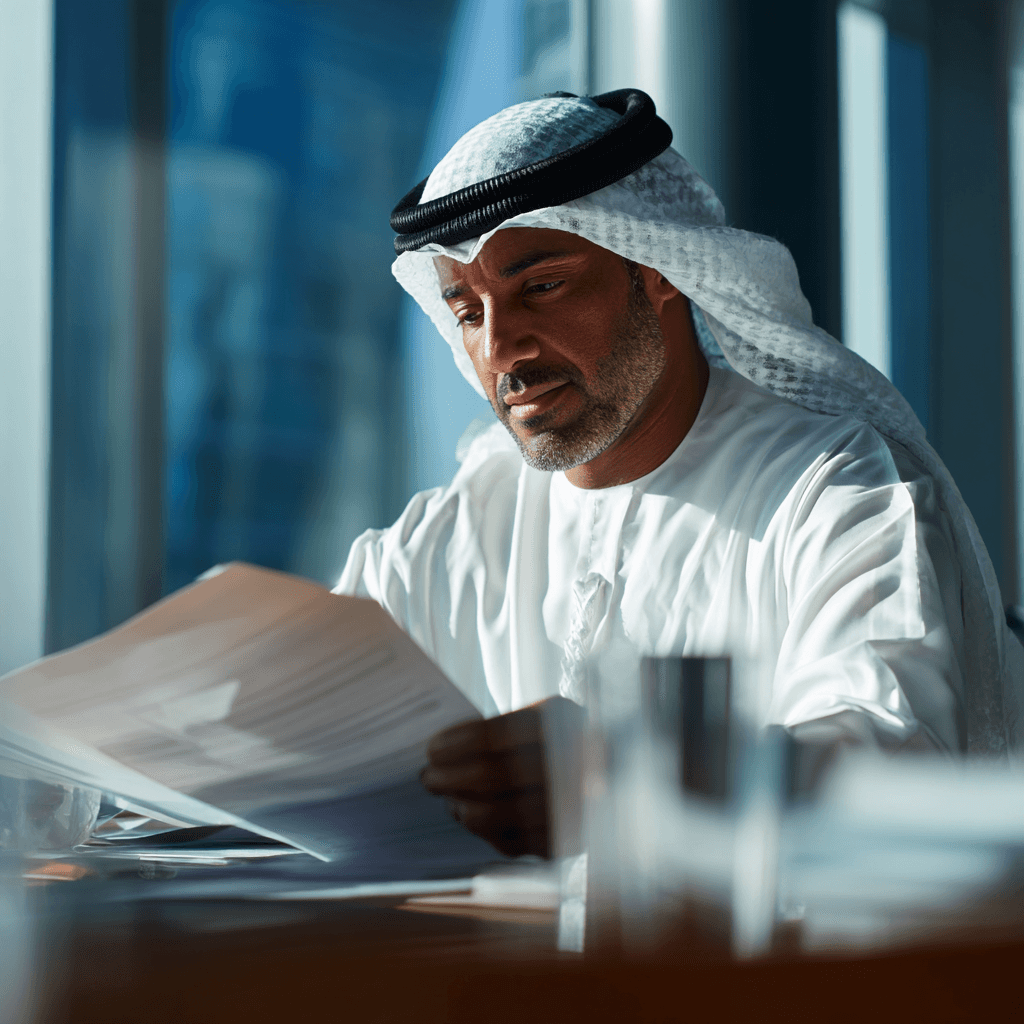 A young person with curly hair smiles at the camera while sitting in front of a laptop against a dark background.